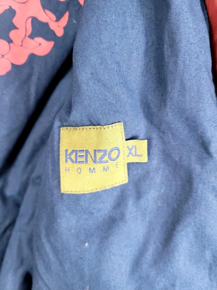 KENZO HOMME  레드 용 패턴 블루종 자켓 7