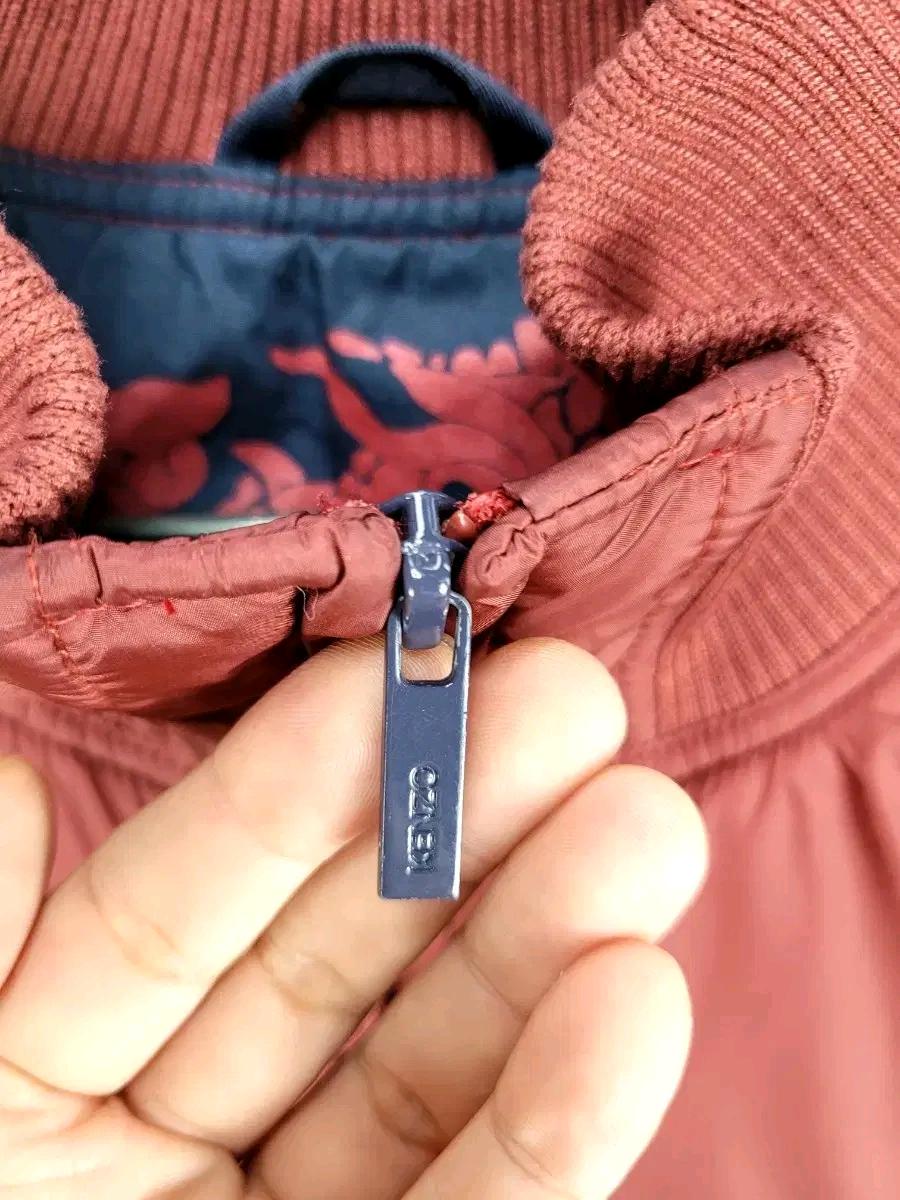 KENZO HOMME  레드 용 패턴 블루종 자켓 4