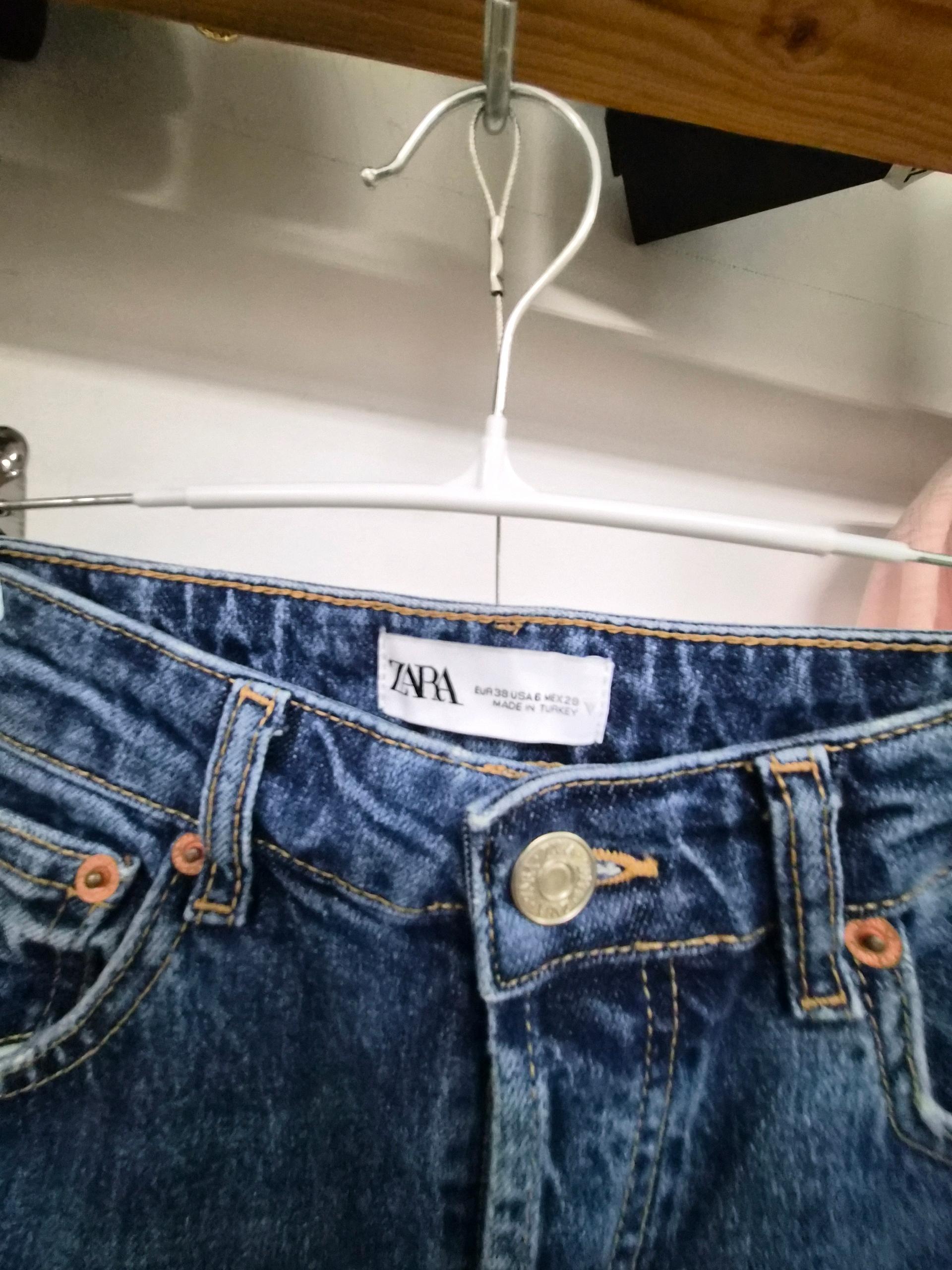 [ZARA] 자라 데미지 워싱 세미 부츠컷 청바지 7