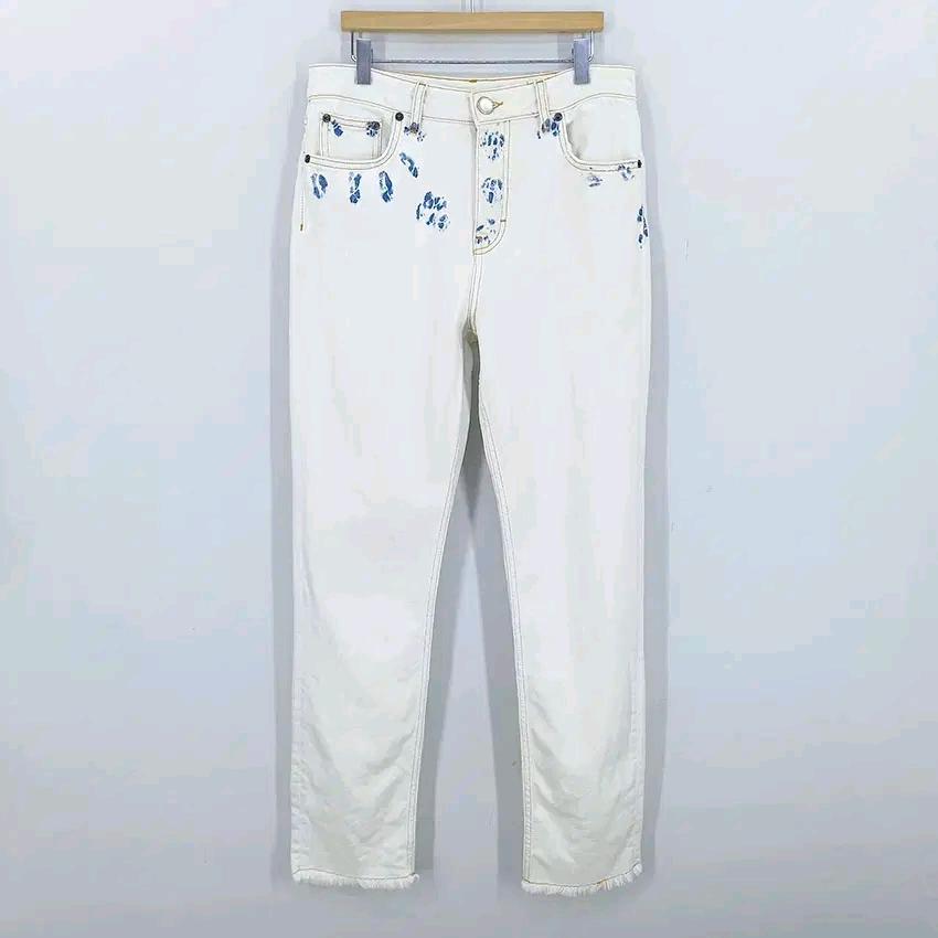 마쥬 여성 춘추 데님팬츠 아이보리36 (HU46019) 2