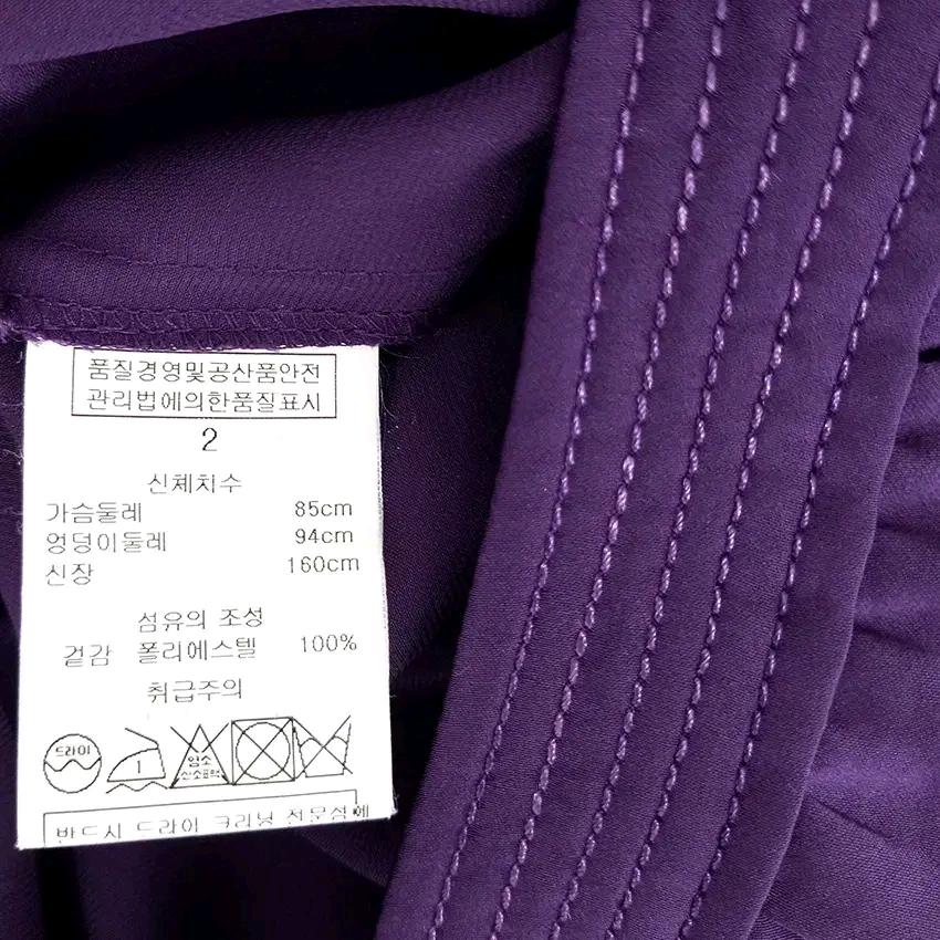 질스튜어트 여름 밴딩 홑겹 반팔미니원피스 퍼플85 (HU46062) 6