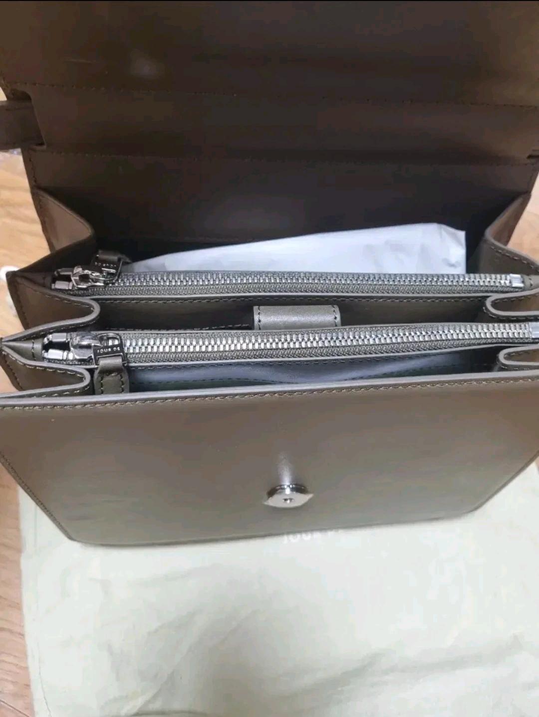새제품 쥬르드 카키 핸드백 4