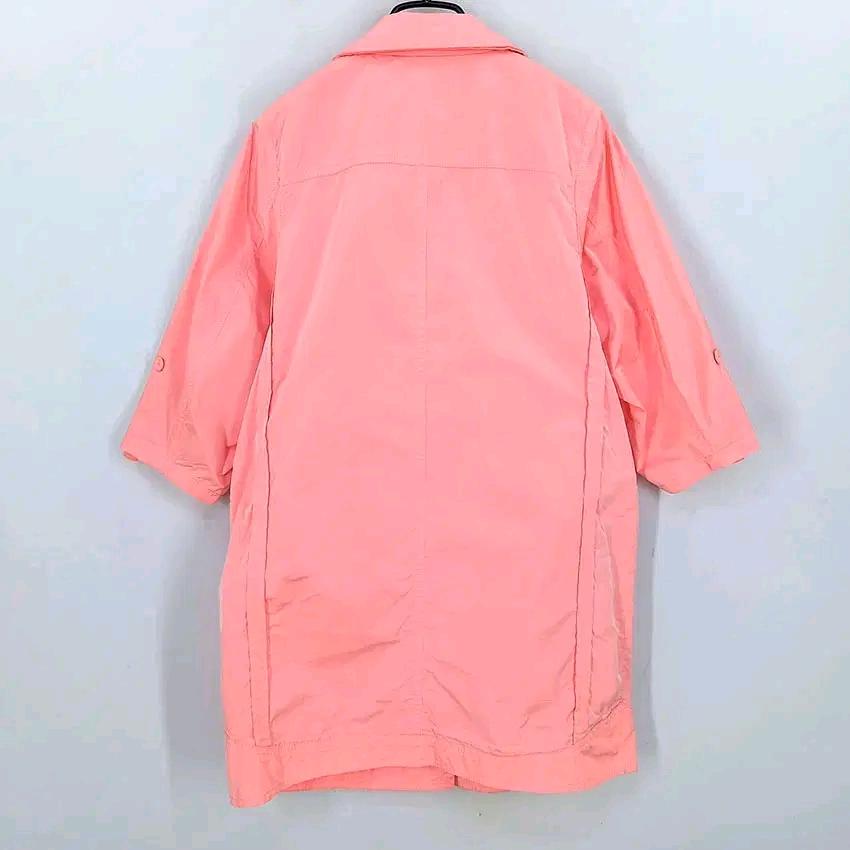 잇미샤 여성 춘하 소매롤업 하프자켓 연코랄핑크55 (HU46099) 3