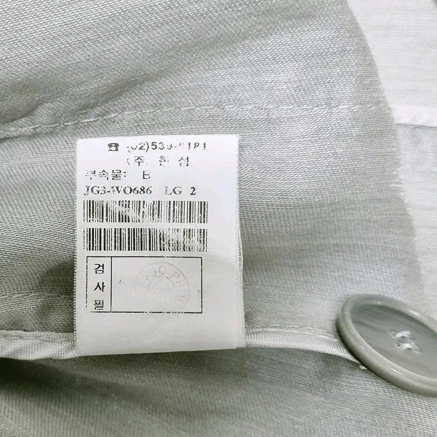한섬 여성 춘하 마혼방 8부롤업 자켓 연그린그레이82(HU46101) 6