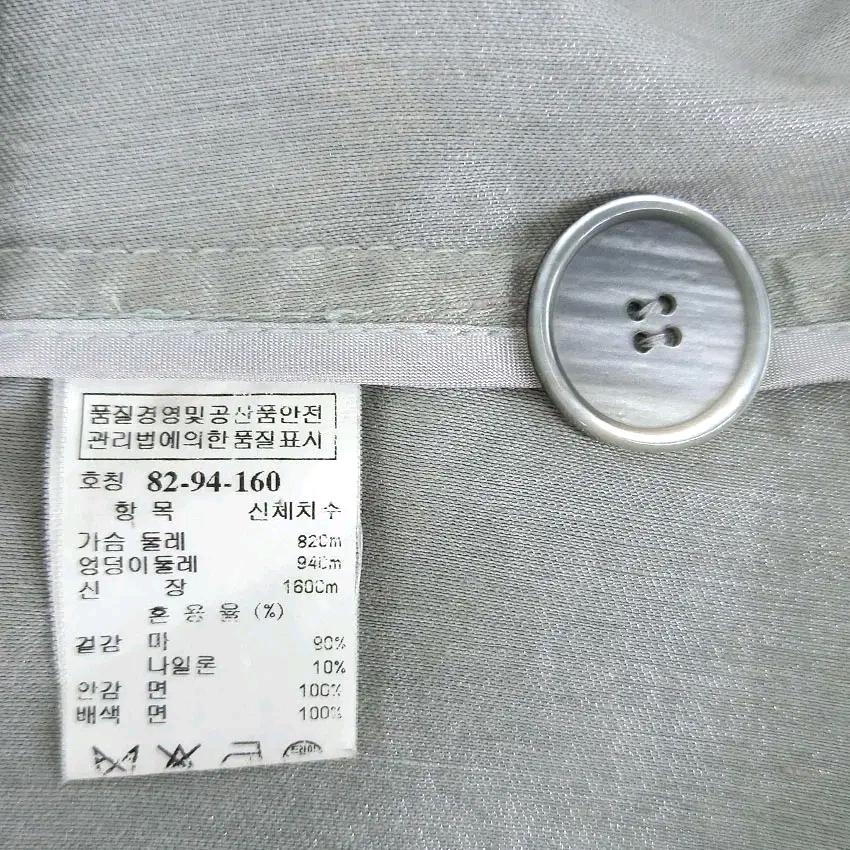 한섬 여성 춘하 마혼방 8부롤업 자켓 연그린그레이82(HU46101) 5