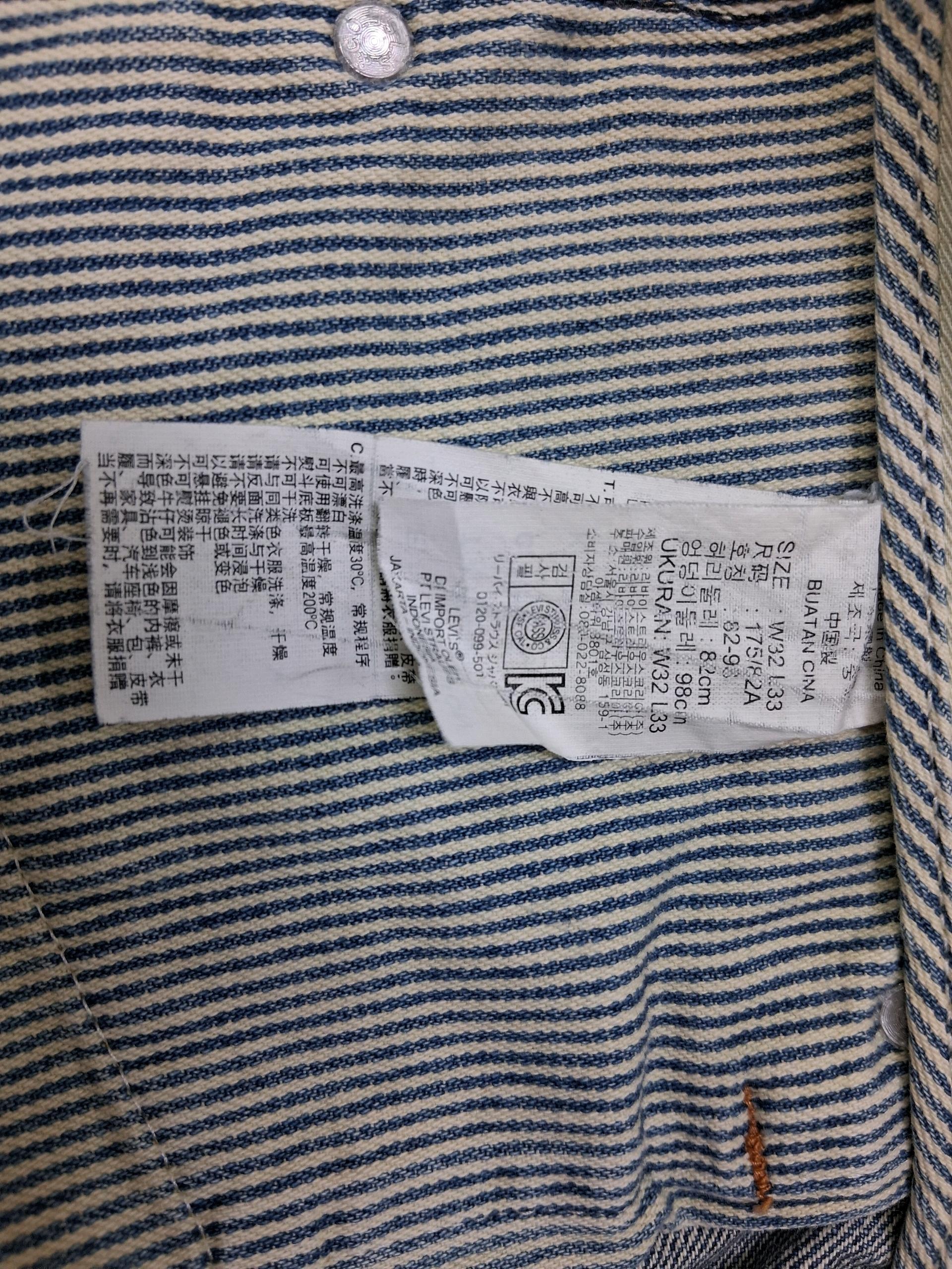 리바이스 스트레이트 데님 팬츠 14