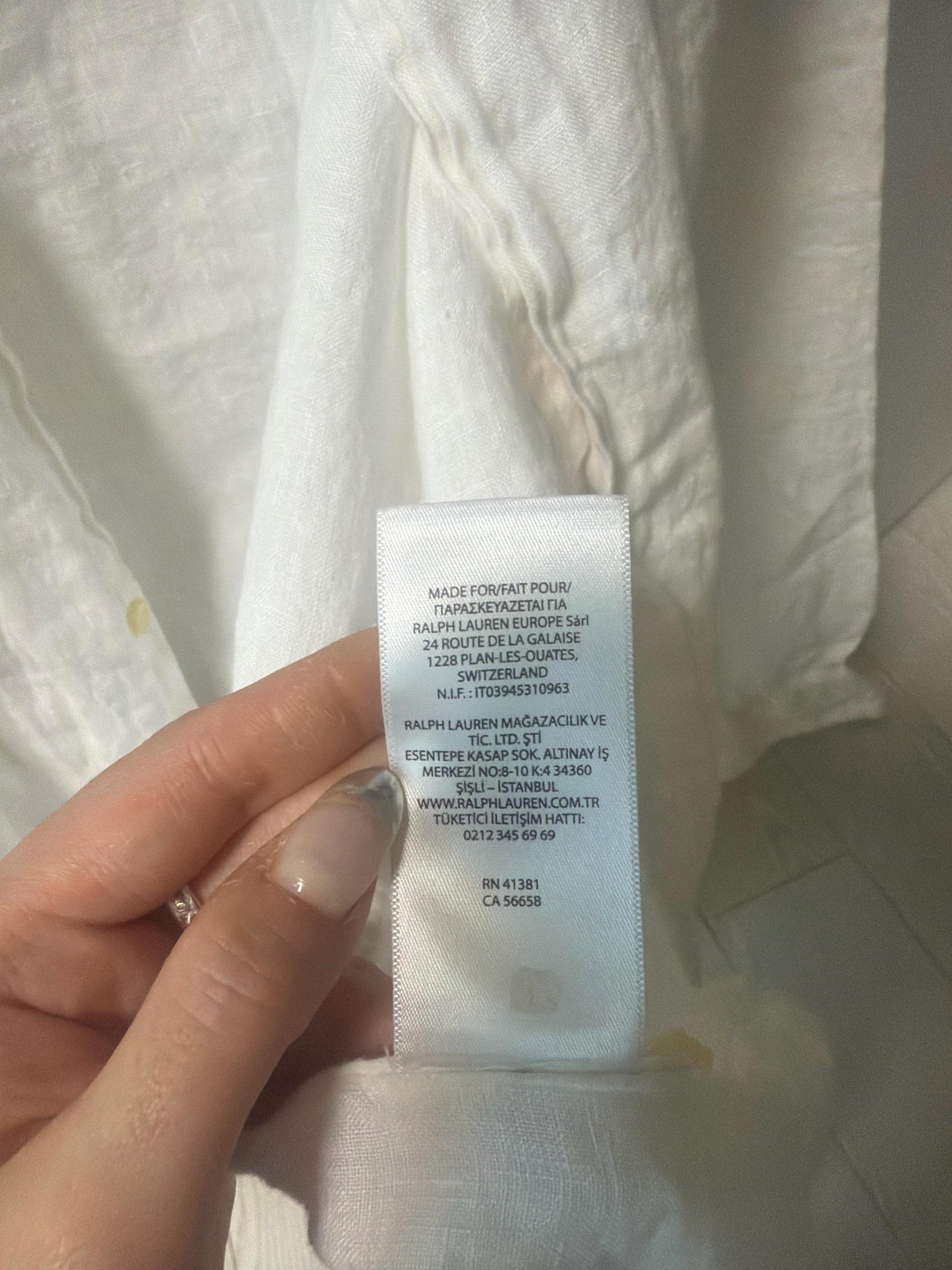 폴로 랄프로렌 클래식핏 리넨 셔츠 화이트 9