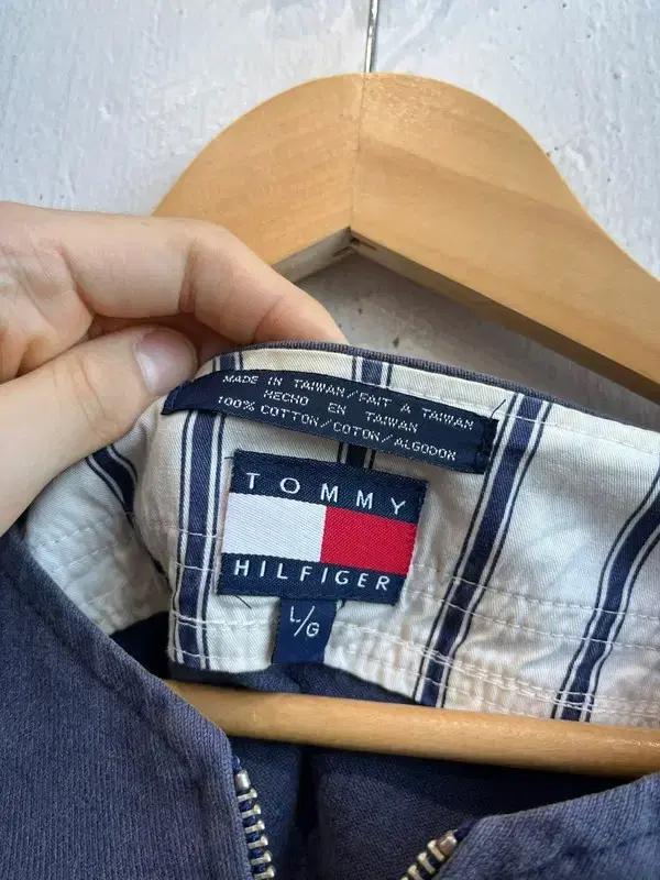 빈티지 타미힐피거 베이스볼 집업 하프 자켓 7