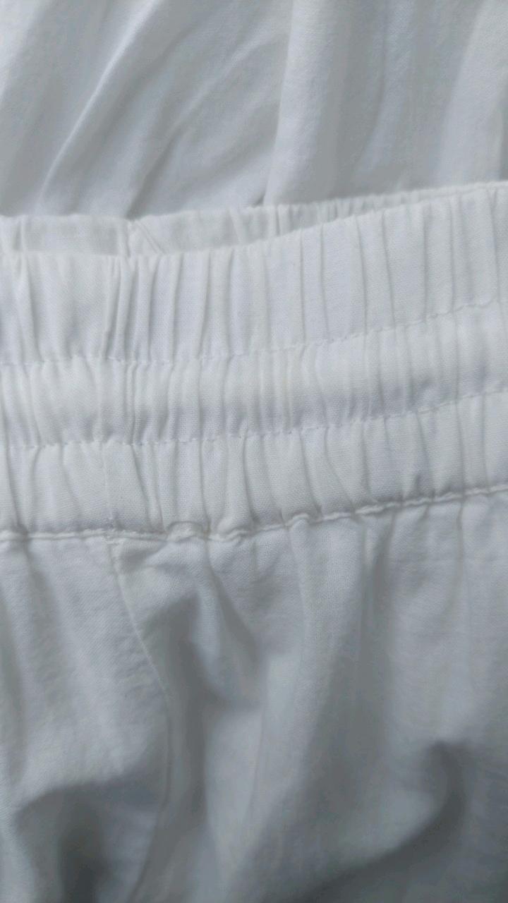 망고 자수 아일렛 롱 스커트 화이트 7