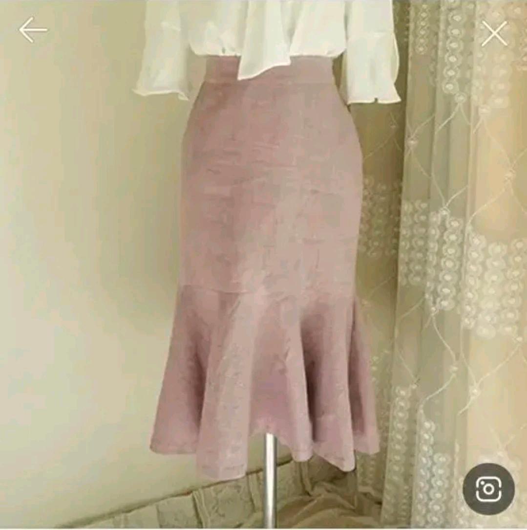 러블리 라벤더 머메이드 스커트 3
