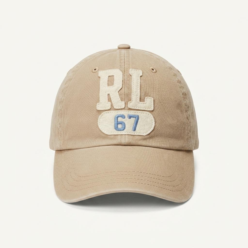 희귀!! 00s 폴로 랄프로렌 진스 RL 로고 올드스쿨 볼캡 베이지 1