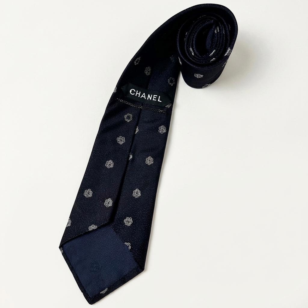 CHANEL 샤넬 실크 넥타이 6VCHN05493