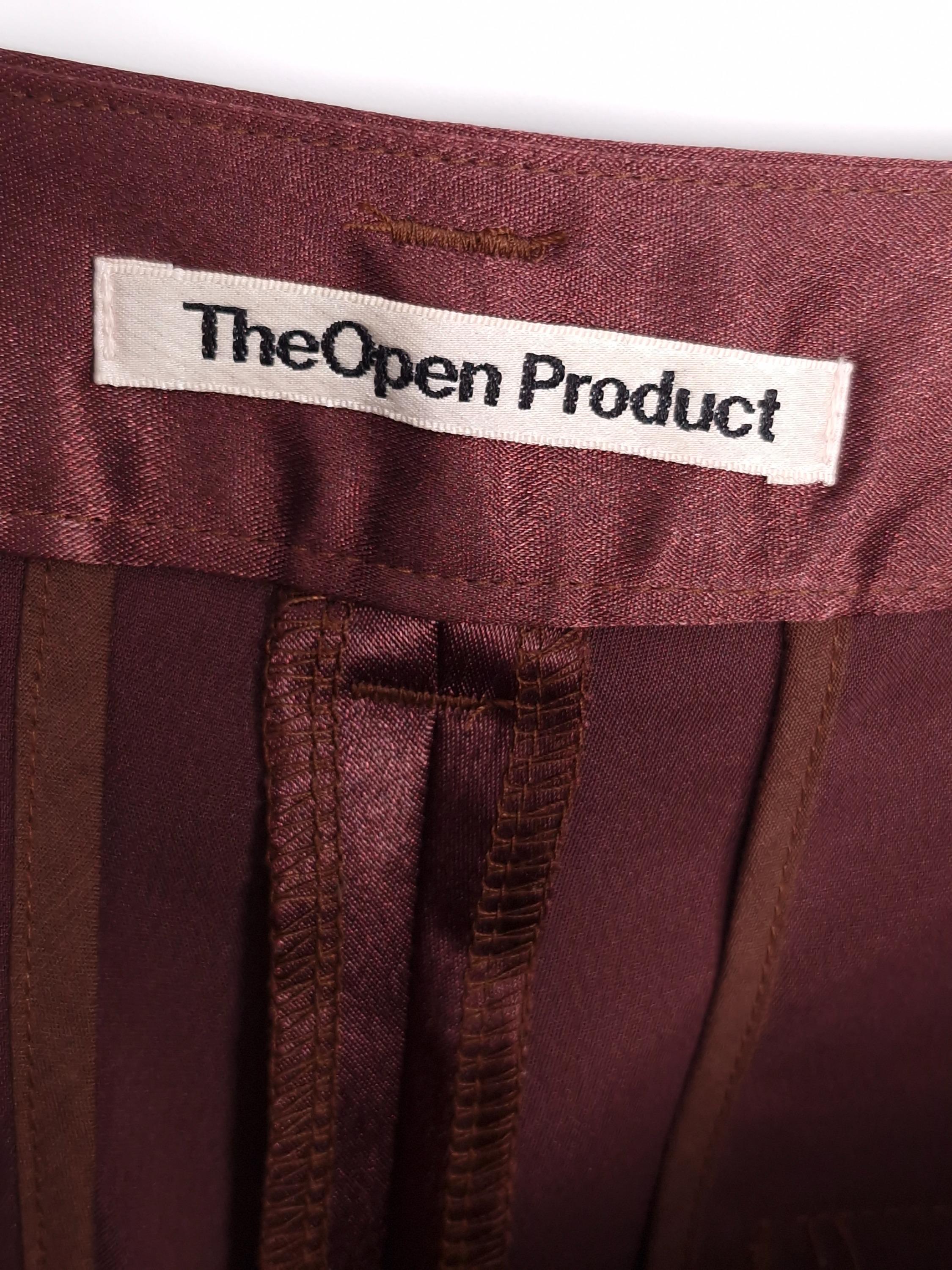 더 오픈 프로덕트 THE OPEN PRODUCT 새틴 브라운 반바지 1 [A651] 4