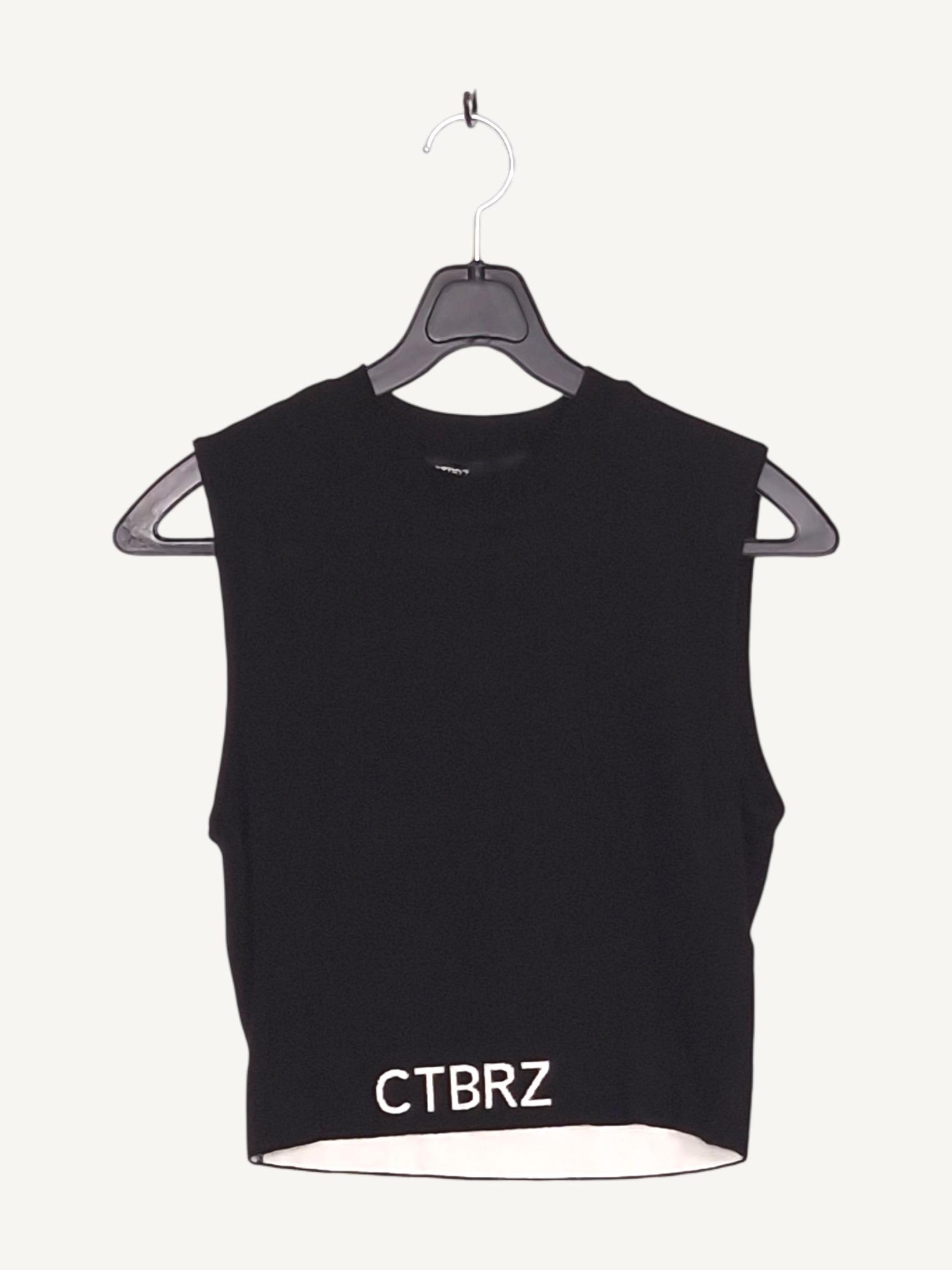 시티브리즈 CTBRZ 검정 민소매 니트 S [A660] 2