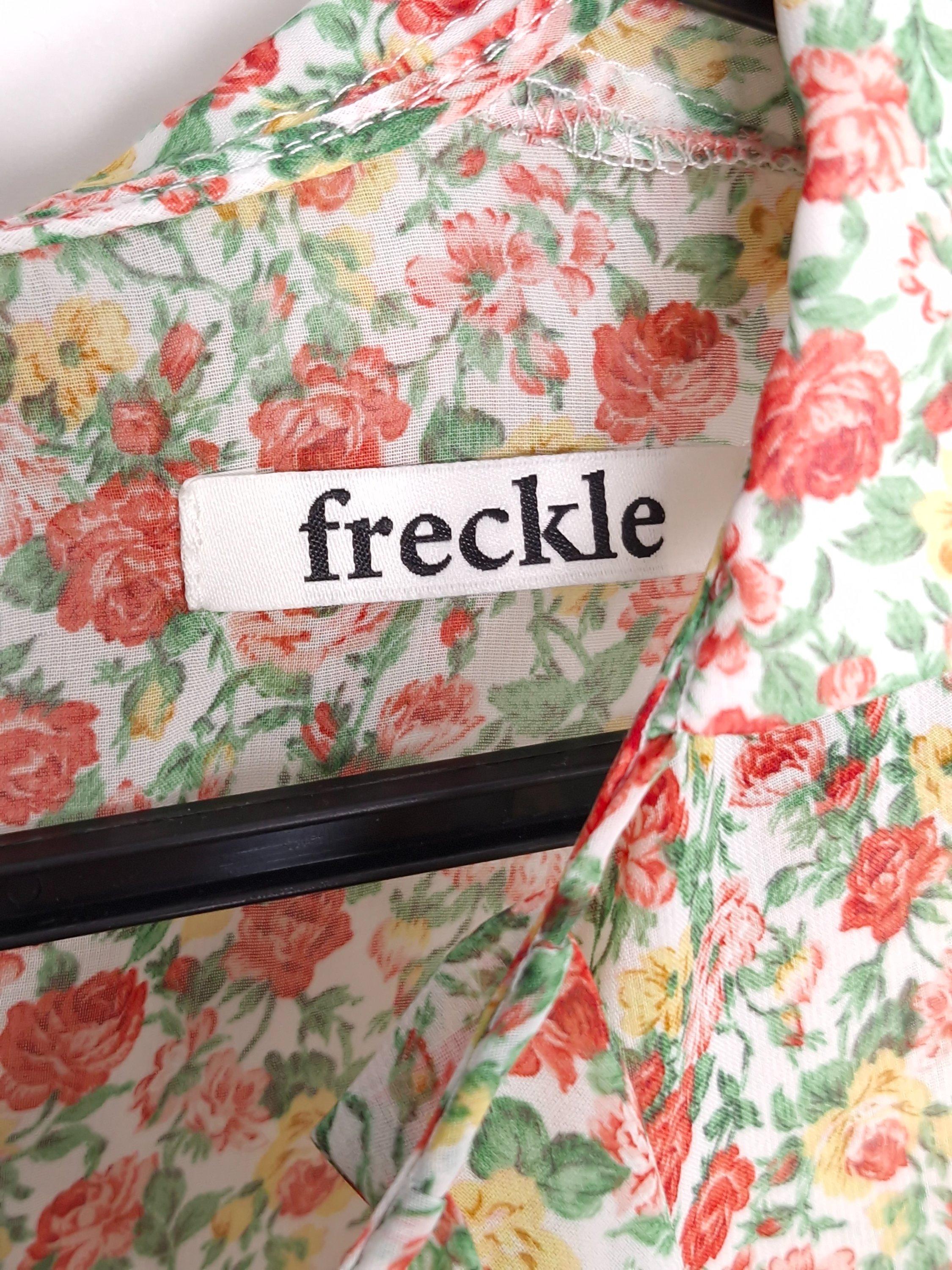 프레클 freckle seoul 플라워 시스루 롱 원피스 [A664] 4