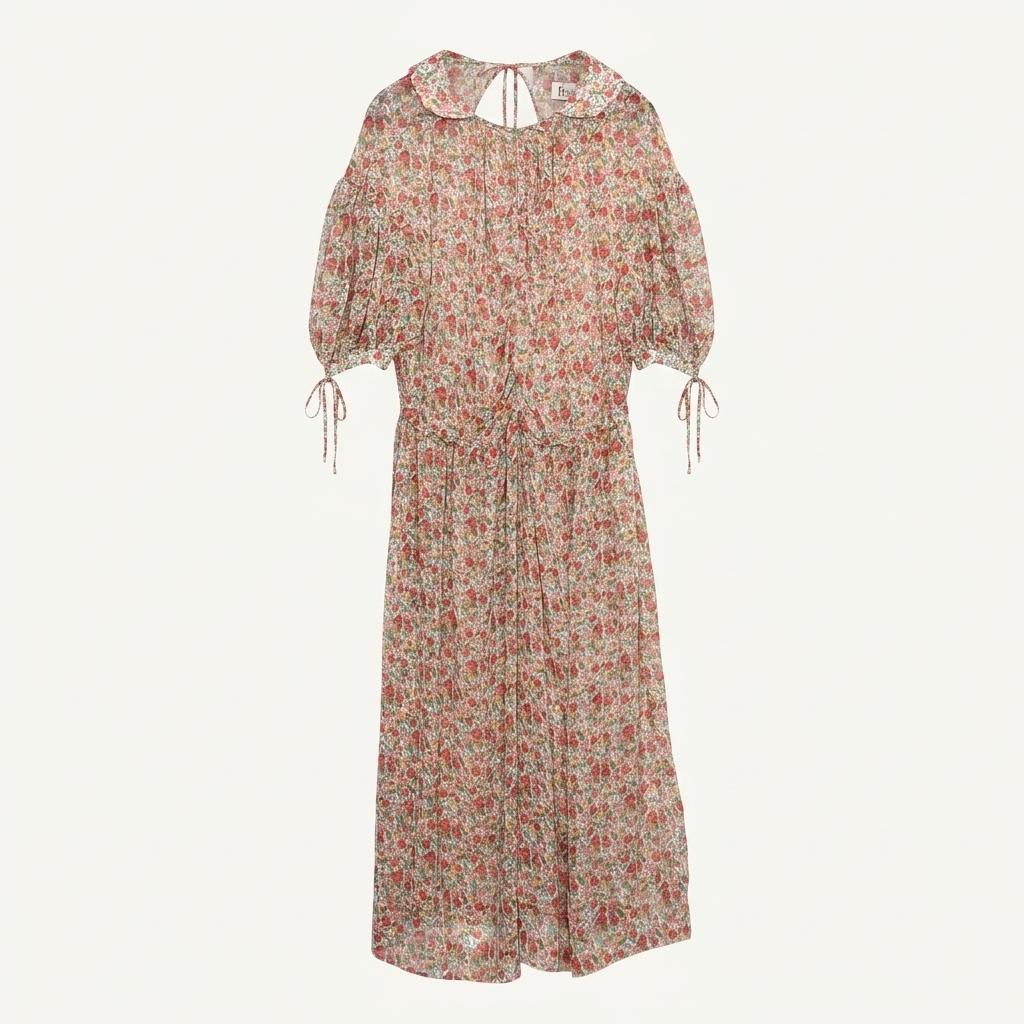 프레클 freckle seoul 플라워 시스루 롱 원피스 [A664] 1