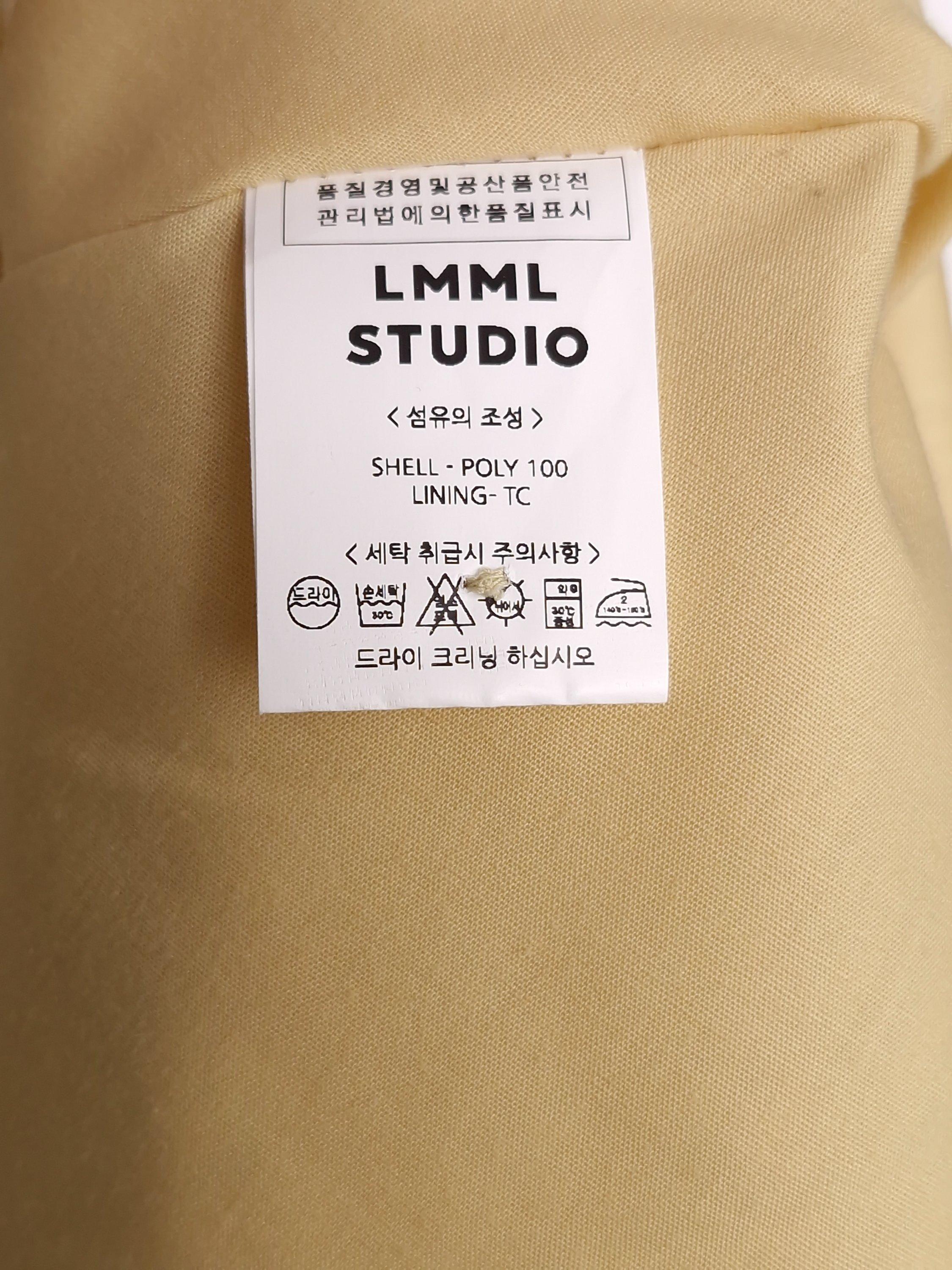 엘엠엠엘 스튜디오 LMML STUDIO 노란색 플라워 미니 원피스 [A679] 5
