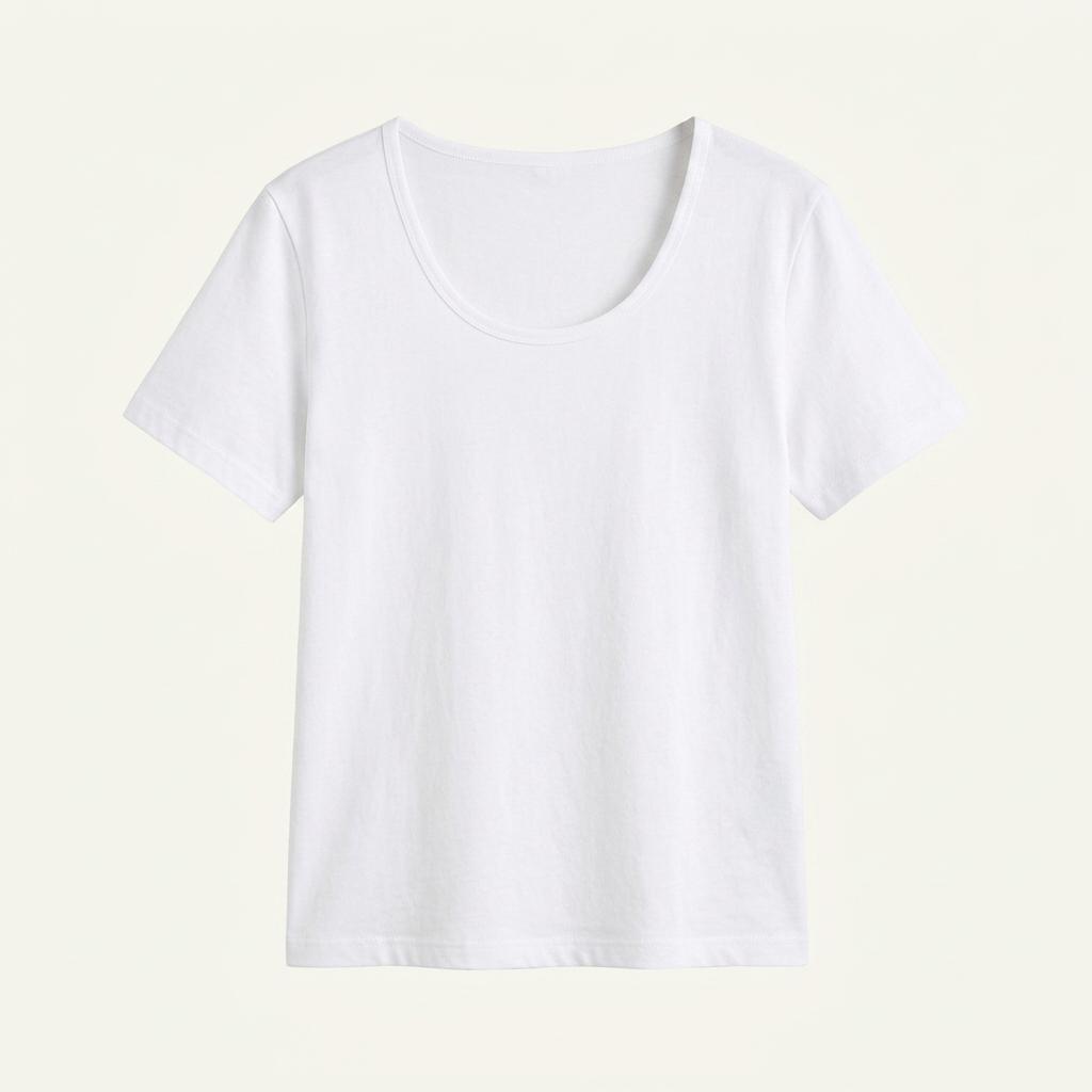 [시야쥬] U넥 티셔츠 화이트 새상품 1