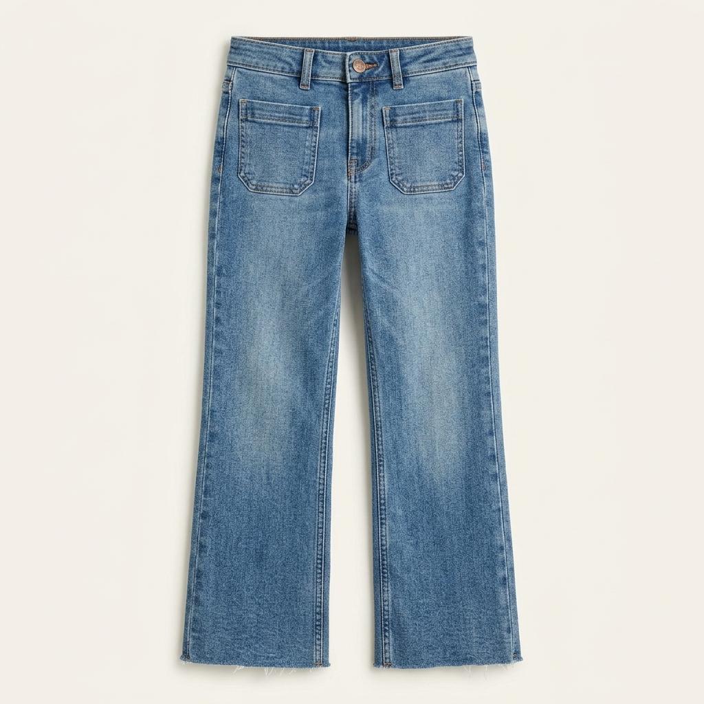 자라 와이드핏 데님 팬츠 EUR32