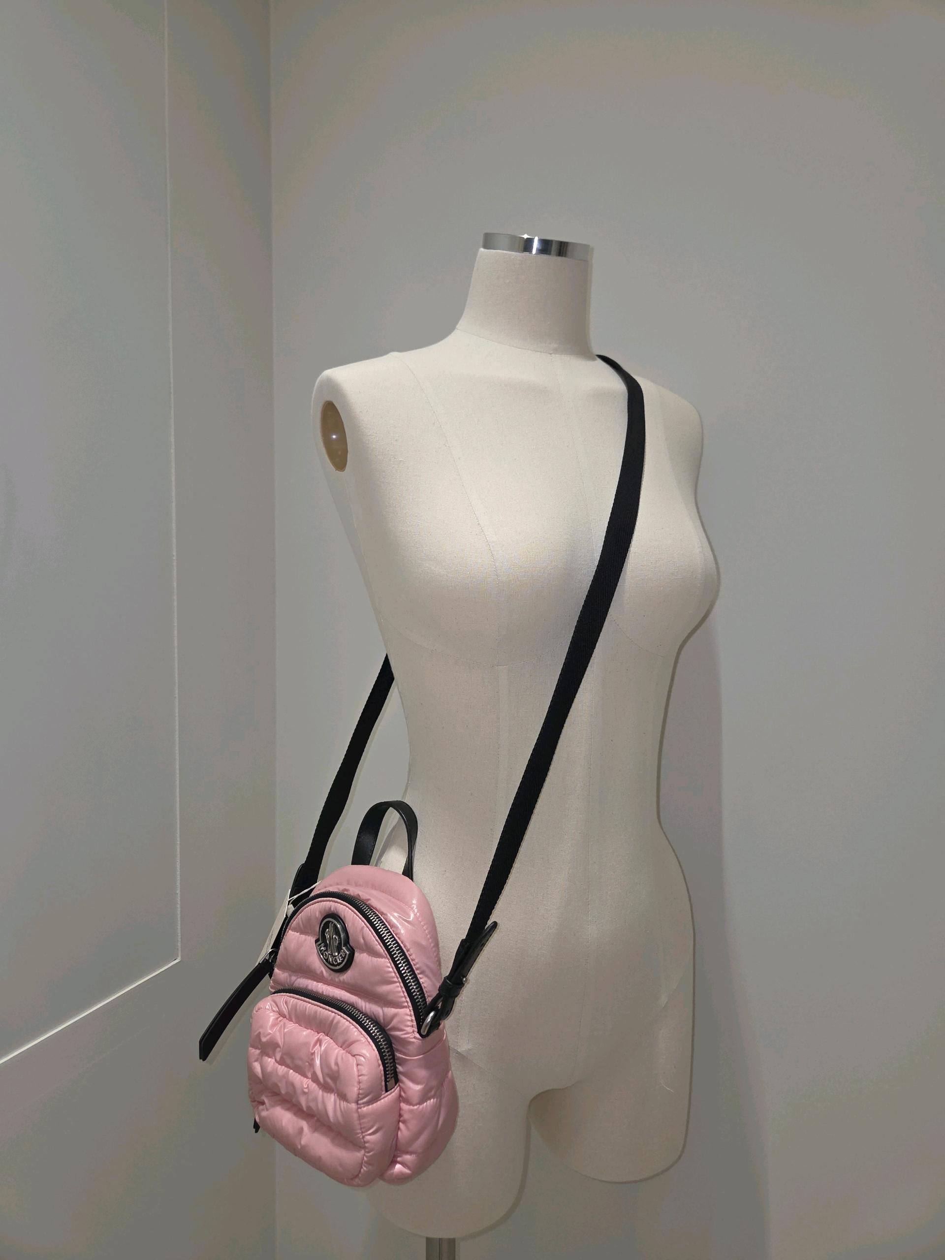 몽클레르 킬리아 퀼팅 나일론 미니 백팩 핑크 8