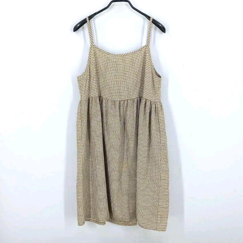 인디브랜드 여성 여름 레이어드 숏미니원피스 브라운(HU46176) 3