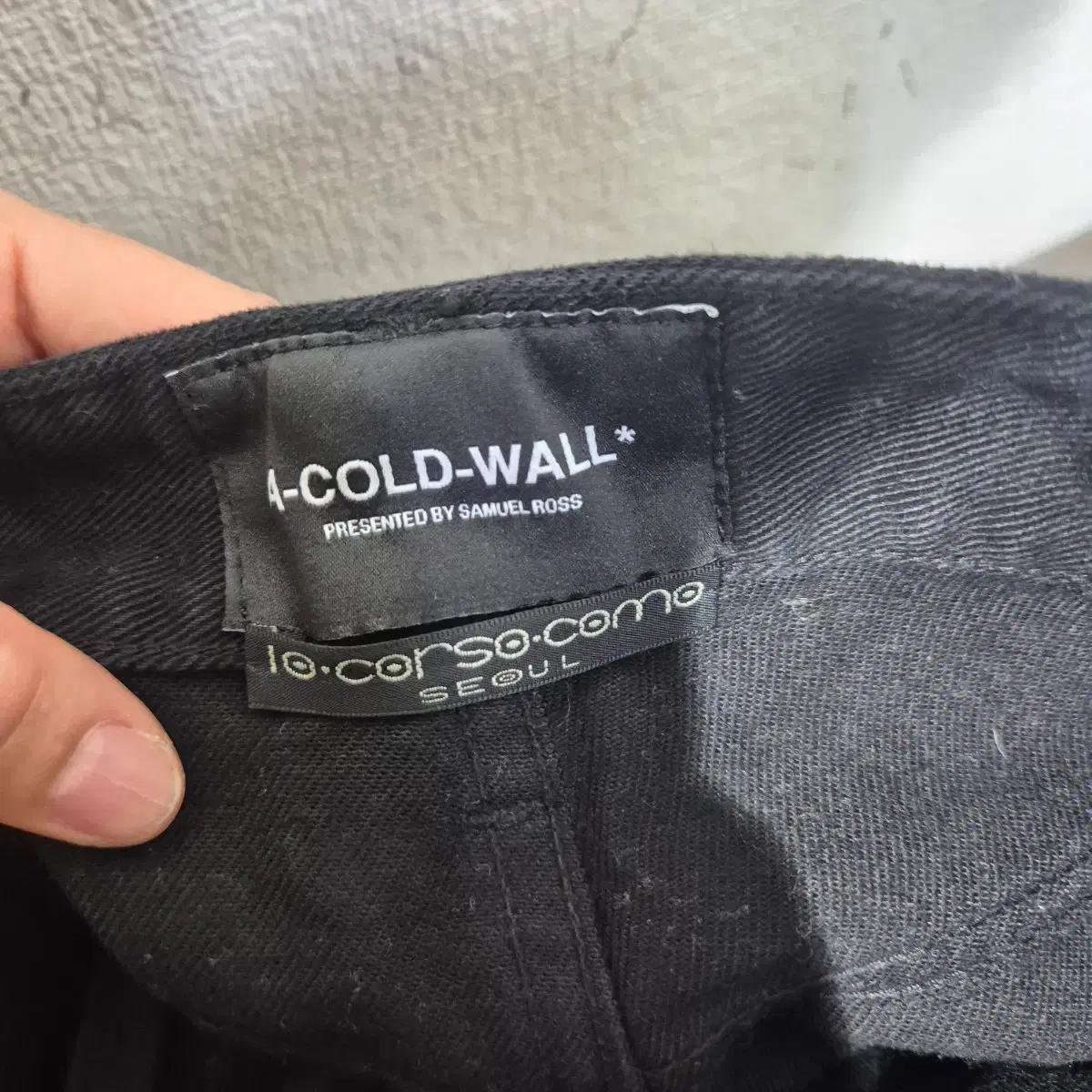 A COLD WALL 프린팅 청바지 블랙 5