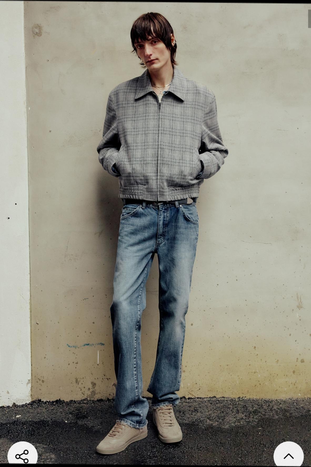엘무드 라몬즈 스트레이트 데님 팬츠 스모킹블루 5