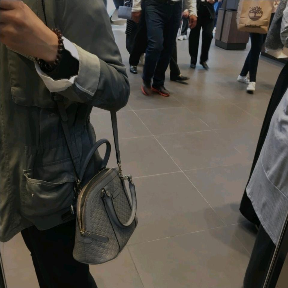 [GUCCI] 마이크로 시마 돔 토트백 449654 BMJ1G 1226 14