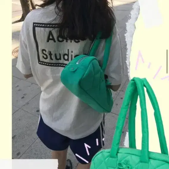 (새제품) 시엔느 리타 웨스트백 민트 5