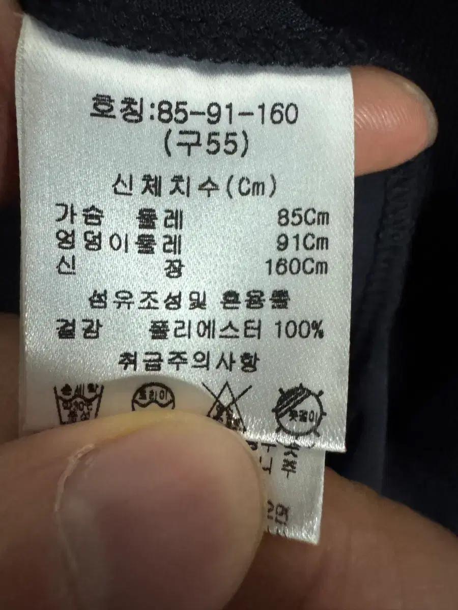 여성 칼 라거펠트 투 포켓 가벼운 반팔 롱 원피스 55 블랙 4