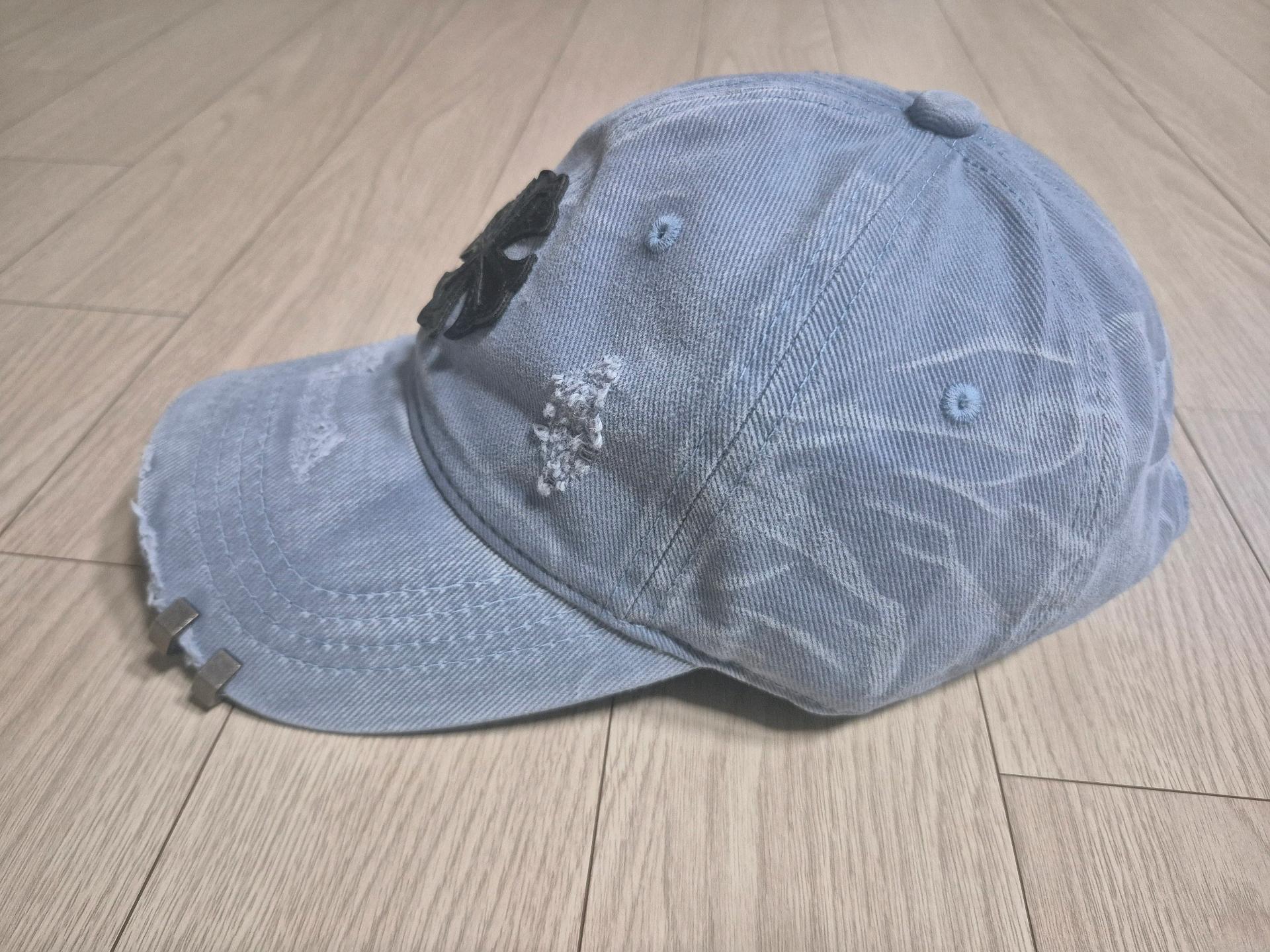 크롬하츠 빈티지 데님 볼캡 블루 5