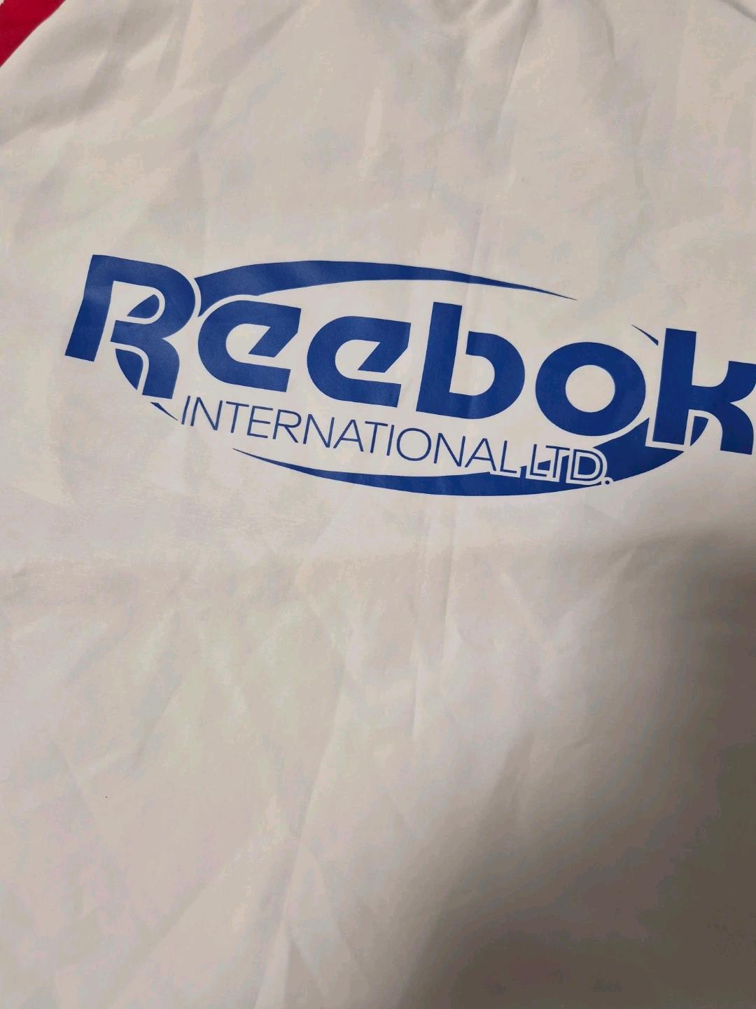새상품급) 리복(REEBOK) 에센셜 써클 반팔 피스테 (화이트:블루) 사이즈95m 3