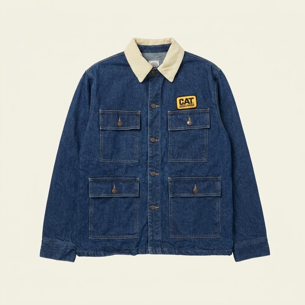 90s CAT 데님 초어자켓 Made in USA