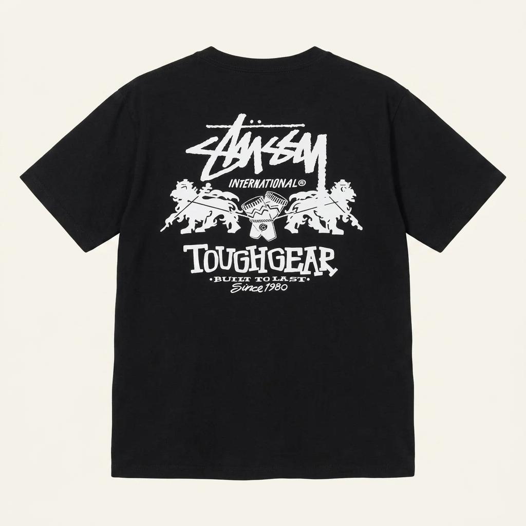 stussy 스투시 터프 기어 인터내셔널 반팔티