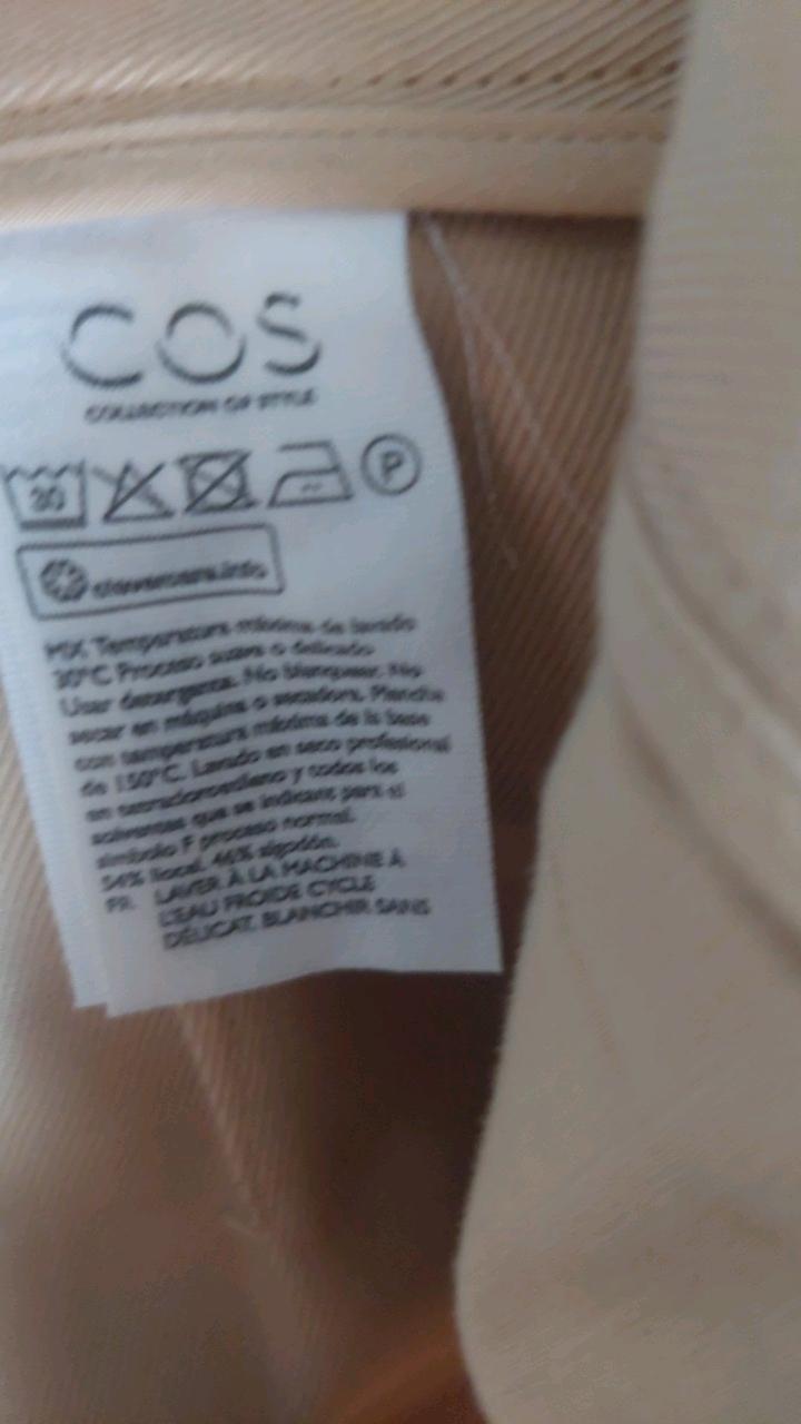 COS 코스 베이지 와이드 슬랙스 팬츠 5