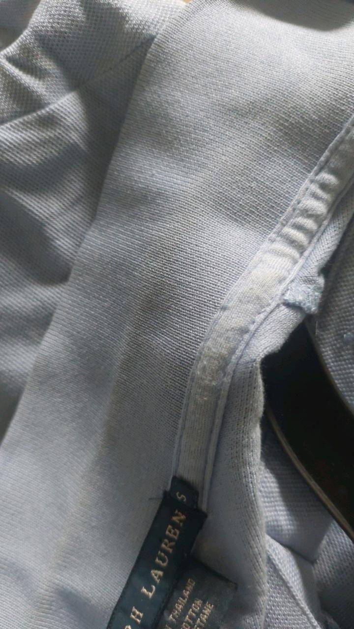 폴로 랄프로렌 스킨니핏 카라 반팔 티셔츠 스카이블루 8