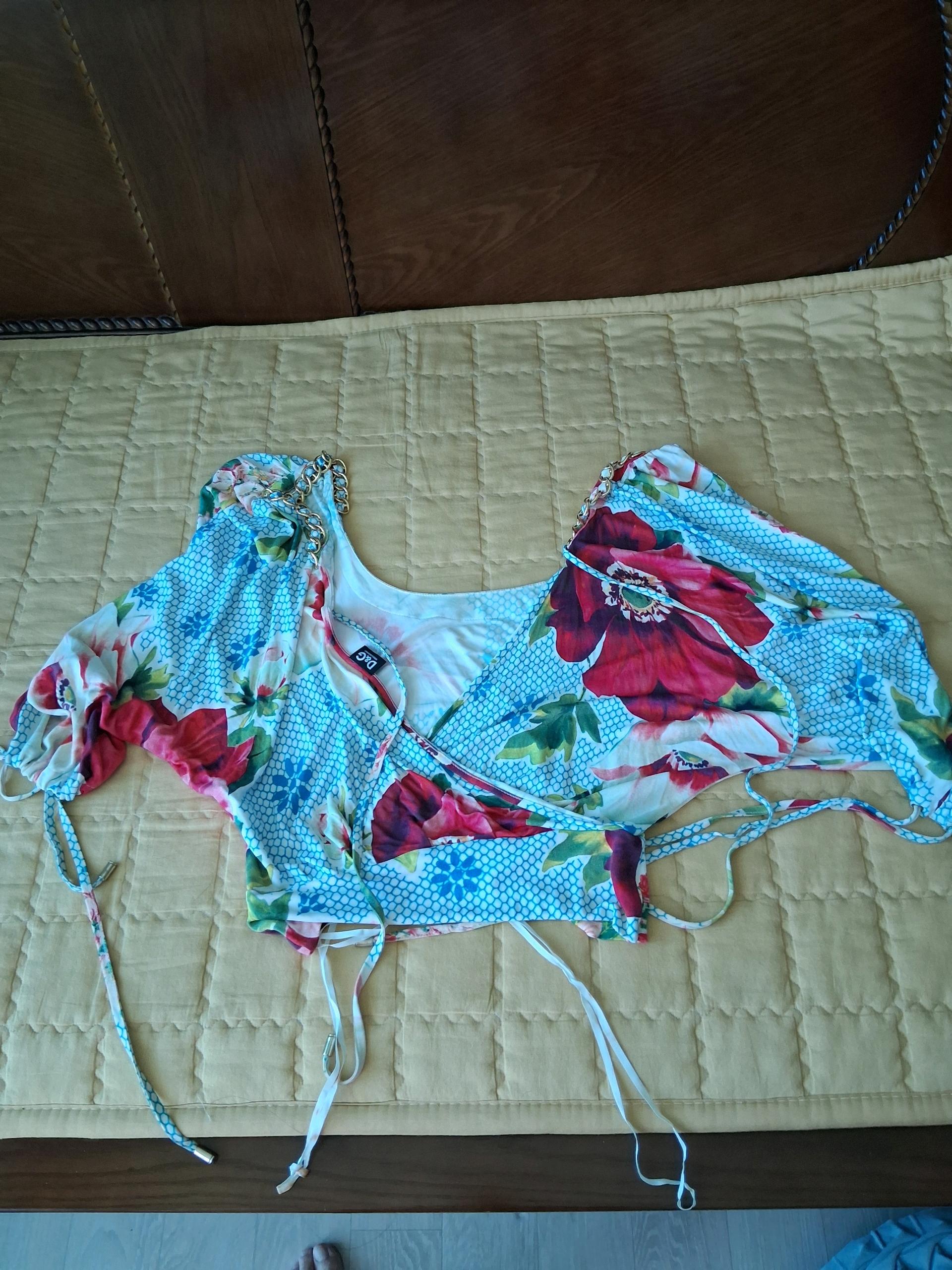 D&G 돌체앤가바나 플라워 프린트 레이온 블라우스 3