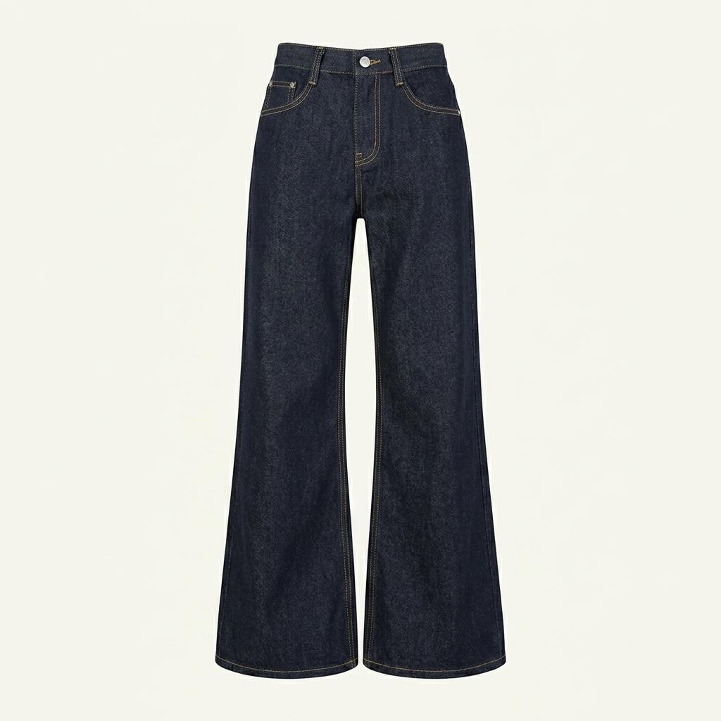 릿킴 논페이드 플레어 로우진 NONFADE FLARE RAW JEANS 1