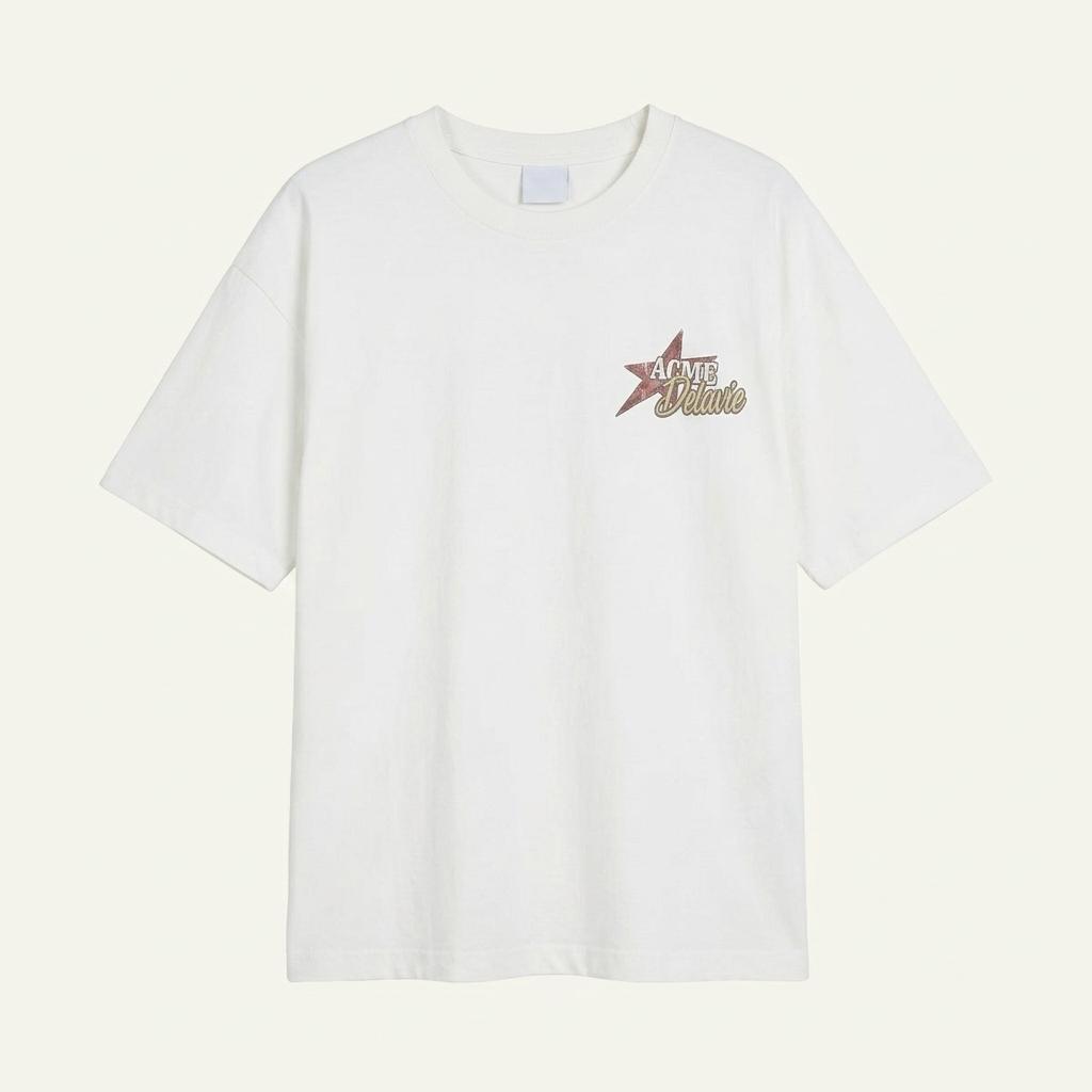 XL 마크메드라비 화이트 반팔 티 E369 1