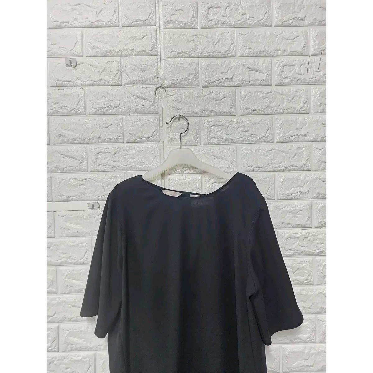 100 빈폴 블랙 블라우스 E389 6