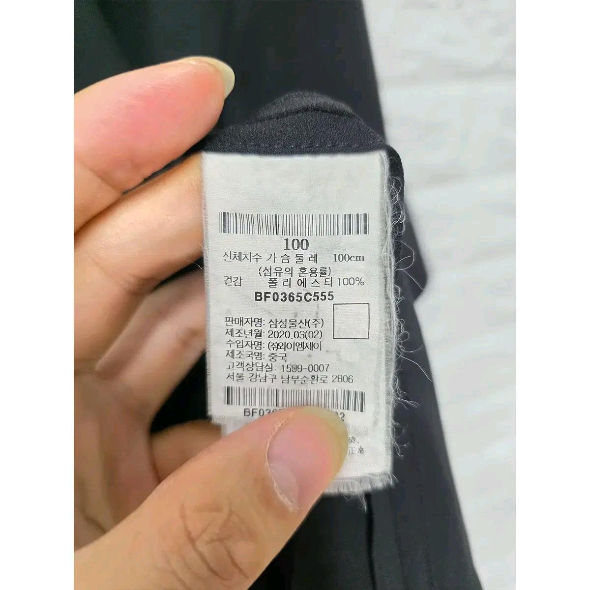 100 빈폴 블랙 블라우스 E389 4