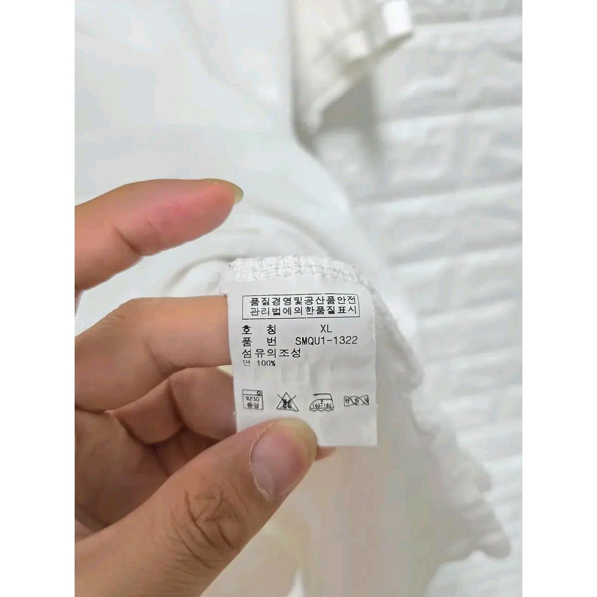 XL 폴로랄프로렌 화이트 피케 반팔 카라티 E397 4