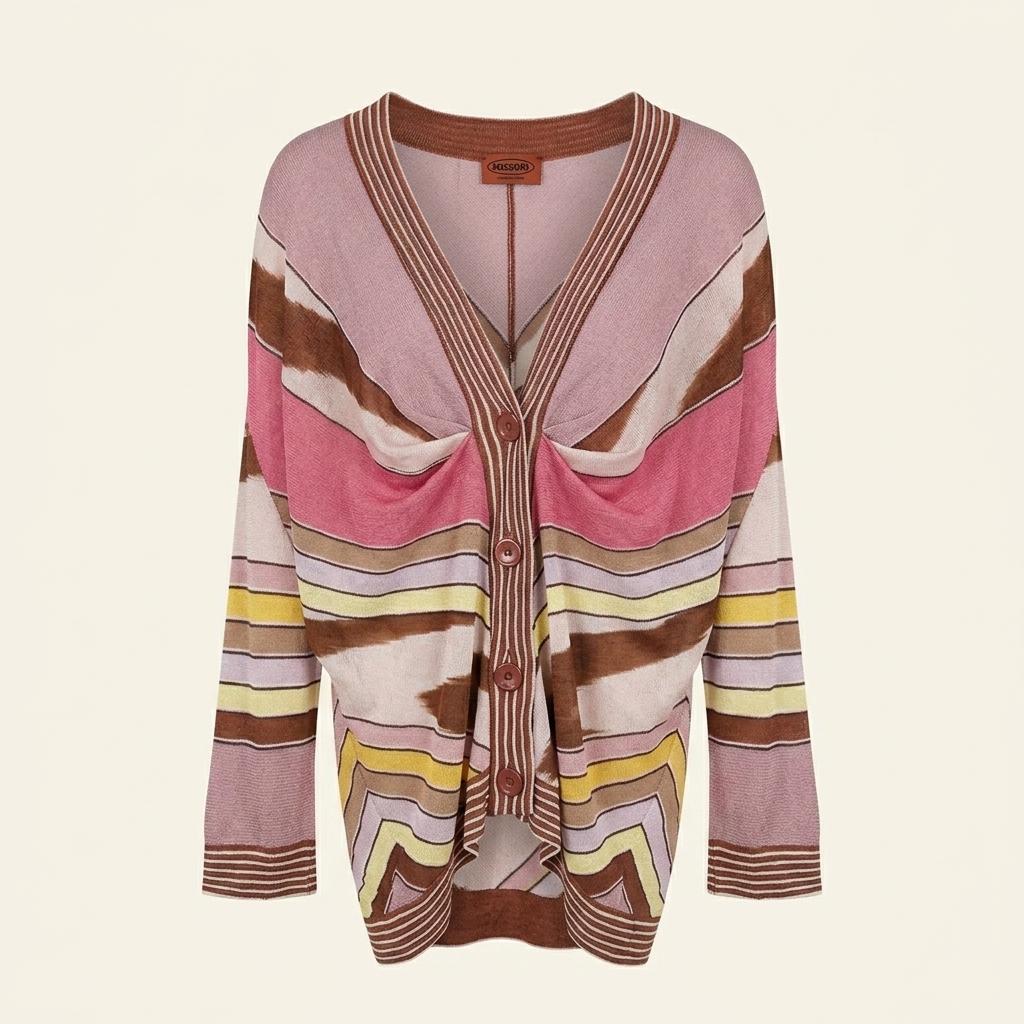 M 미쏘니 MISSONI 가디건 E398