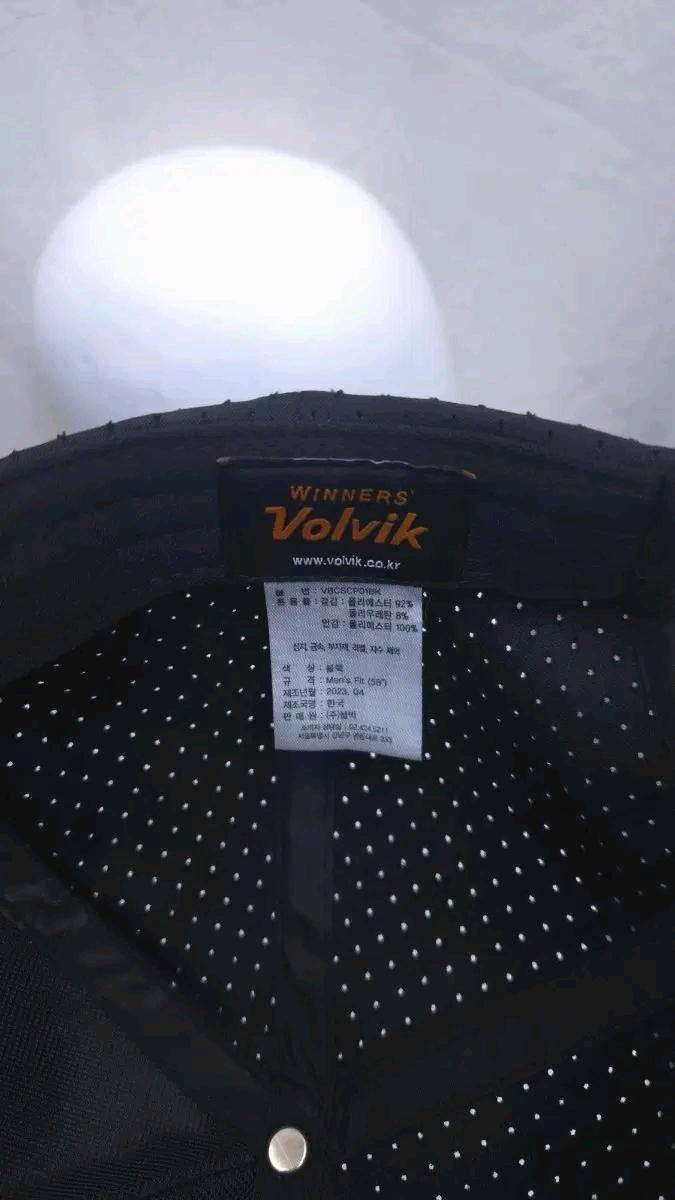 볼빅 골프캡 블랙 (395 7