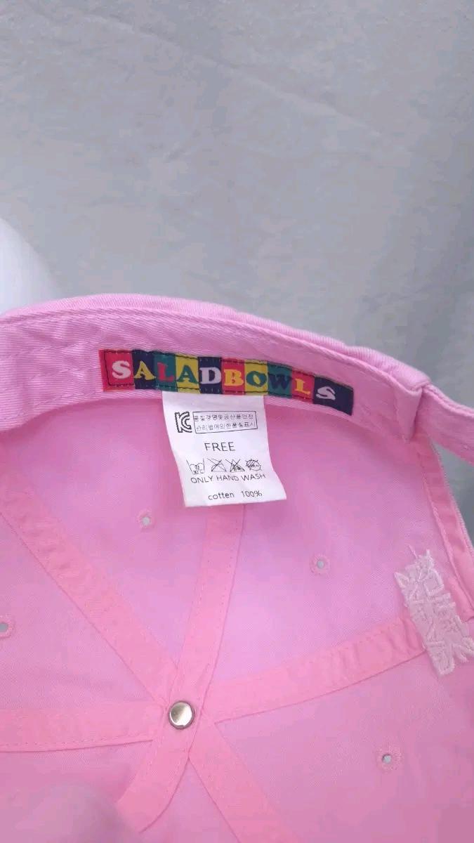 SALAD BOWLS 핑크 볼캡 (399 7