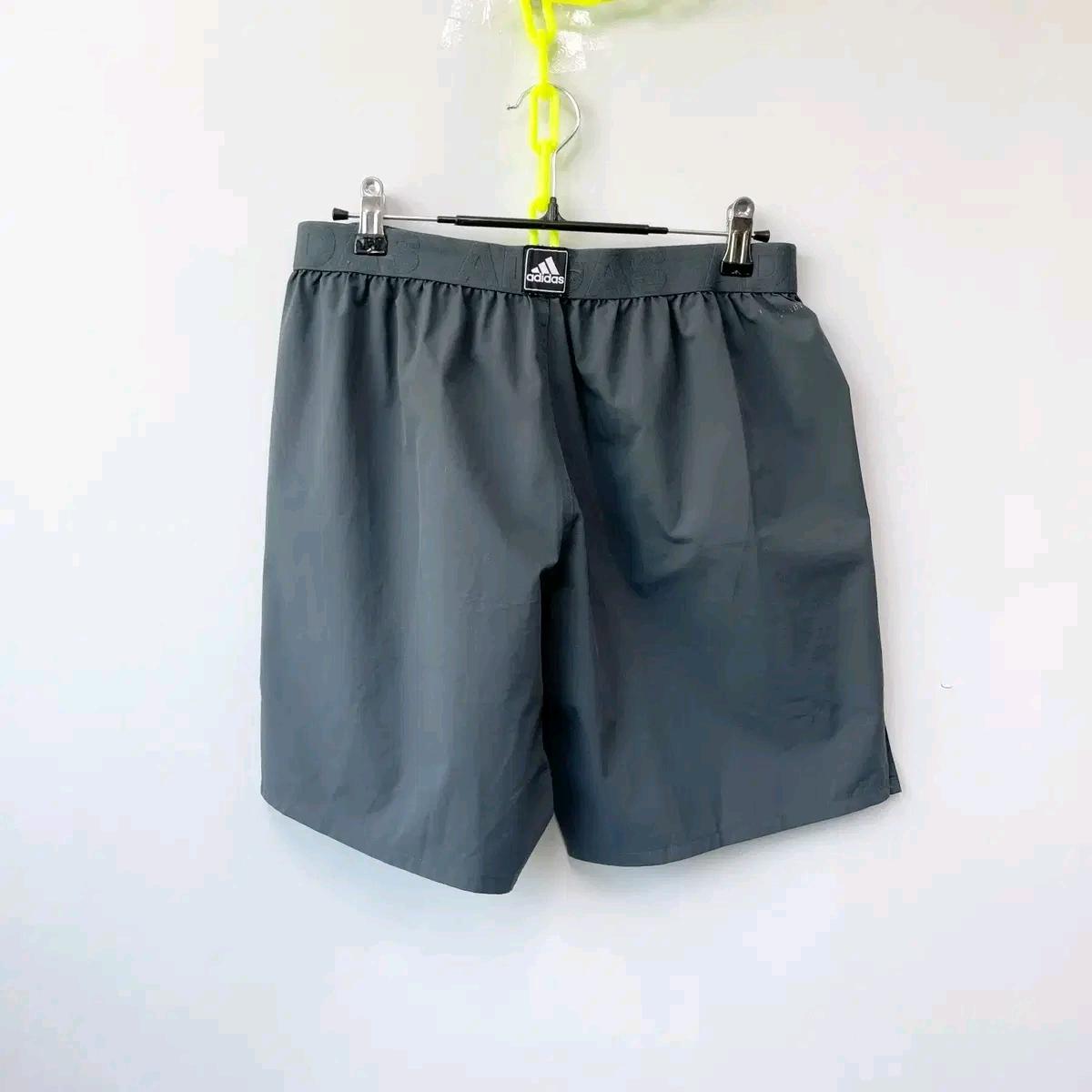 아디다스 밴딩반바지 그레이 L 3