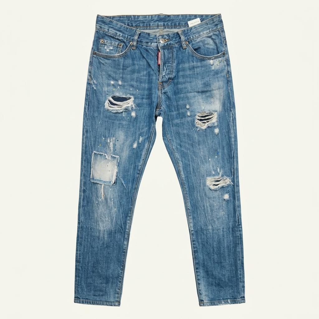 DSQUARED2 48(32) 데미지 청바지
