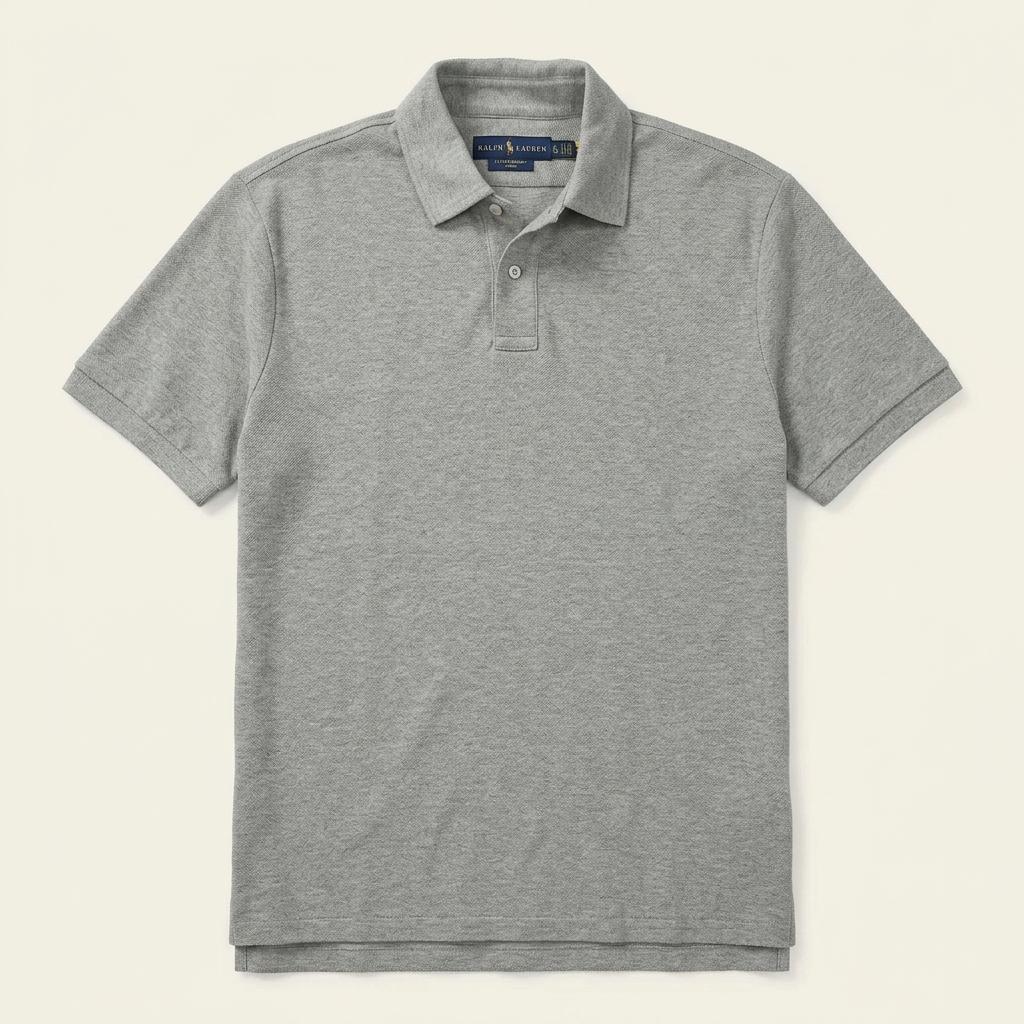 CK815 XL 폴로 QR 그레이 메쉬 셔츠 남방