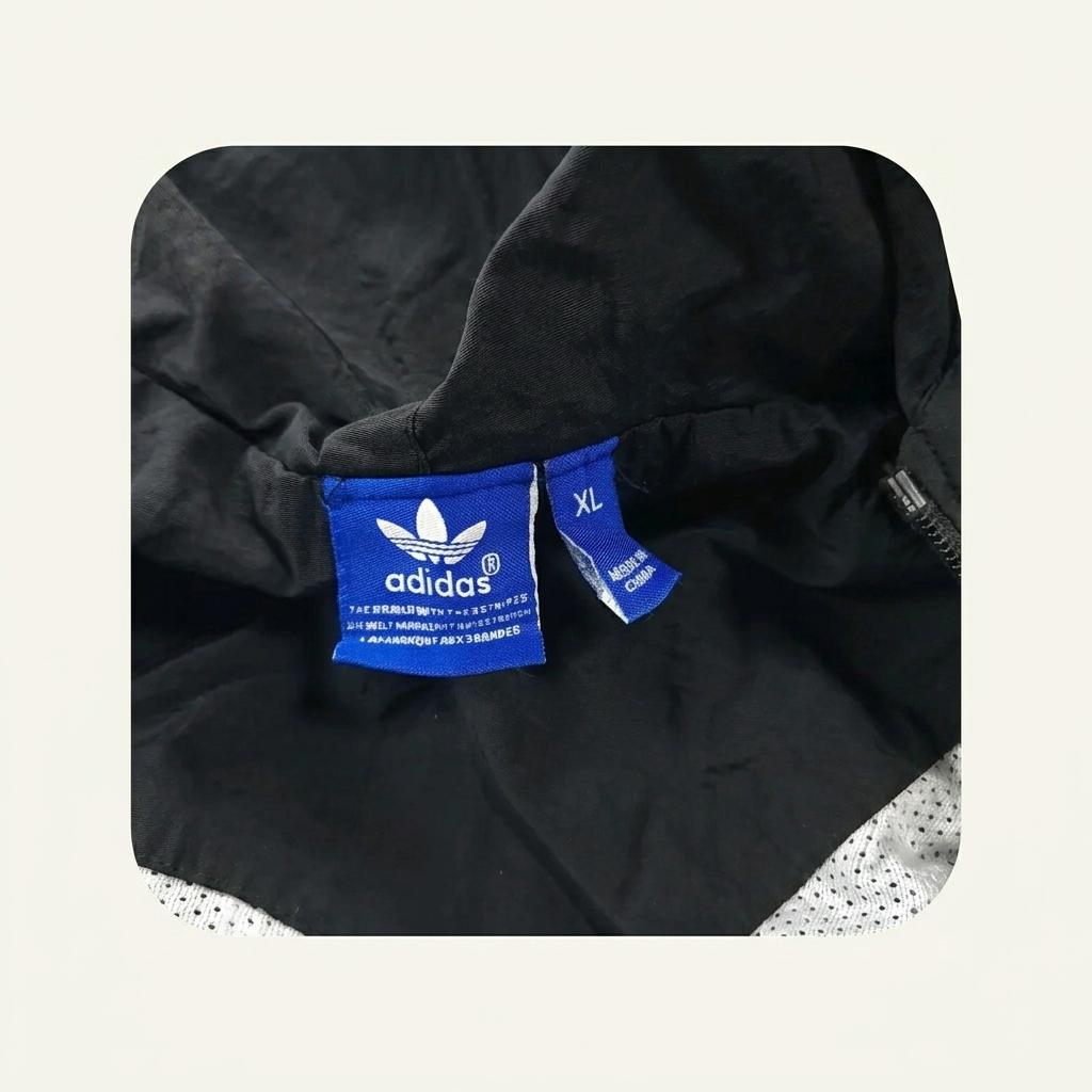 CK164 L 아디다스 00s 아디브레이크 빅로고 블랙 후드 자켓