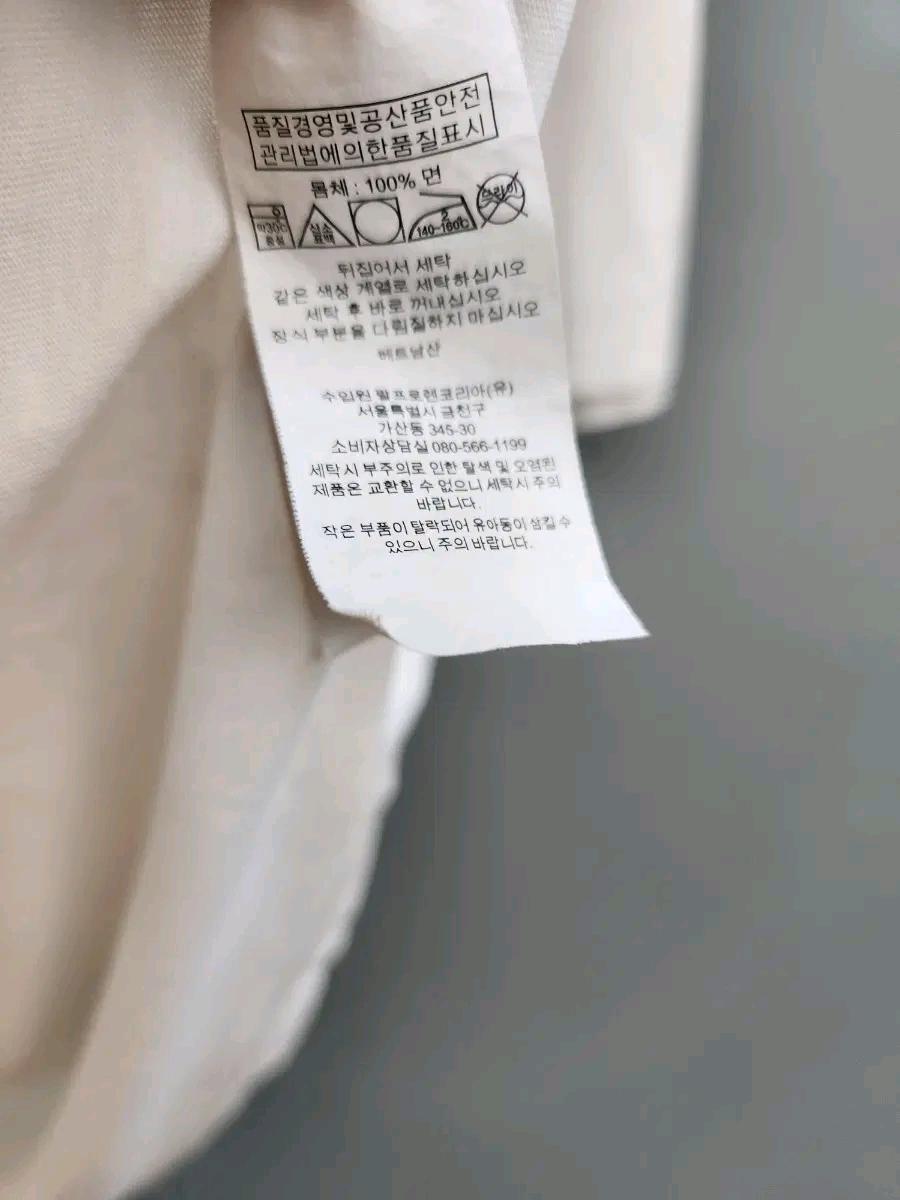 [XL] 정품 폴로 스포츠 라벨 로고 프린팅 반팔 티셔츠 (화이트) 9